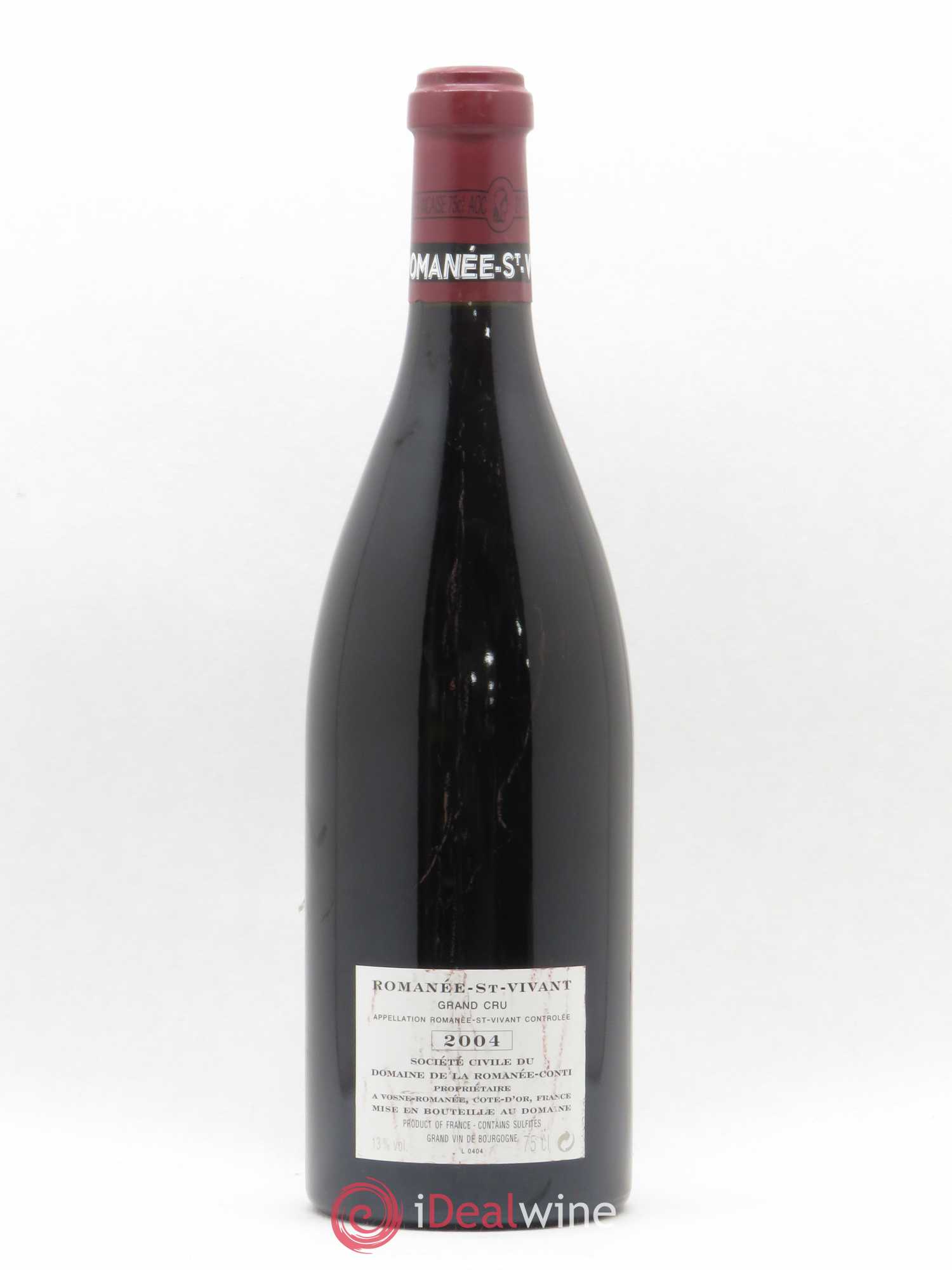 Romanée-Saint-Vivant Grand Cru Domaine de la Romanée-Conti 2004 - Lot de 1 bouteille - 1