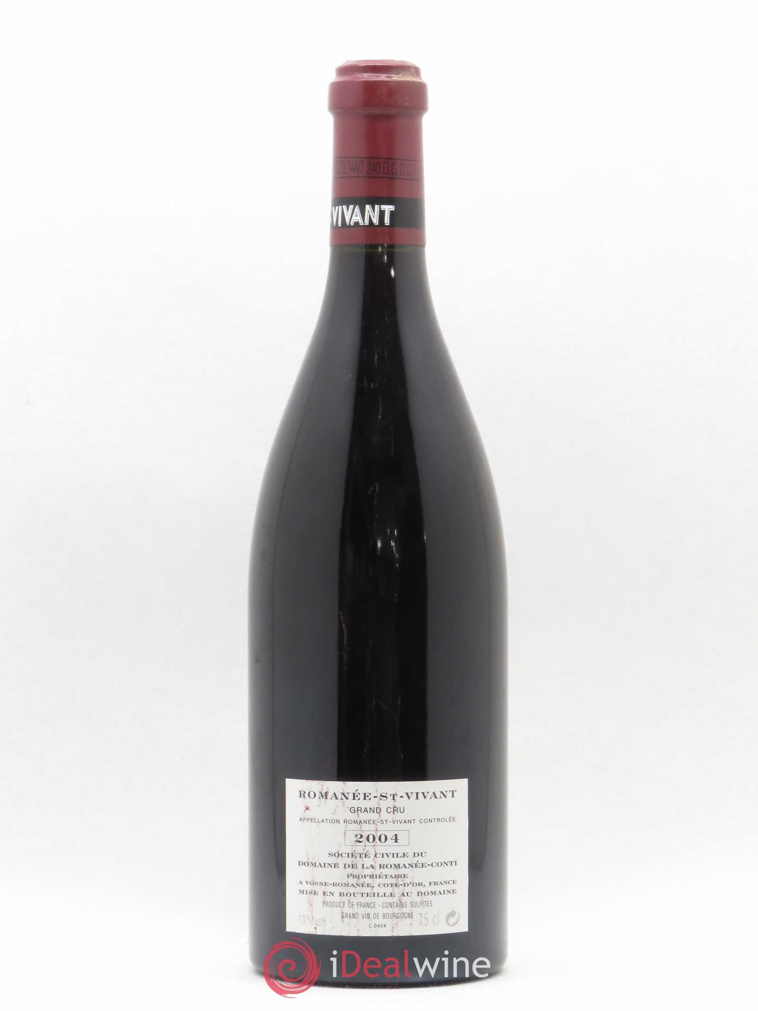 Romanée-Saint-Vivant Grand Cru Domaine de la Romanée-Conti 2004 - Lot de 1 bouteille - 1