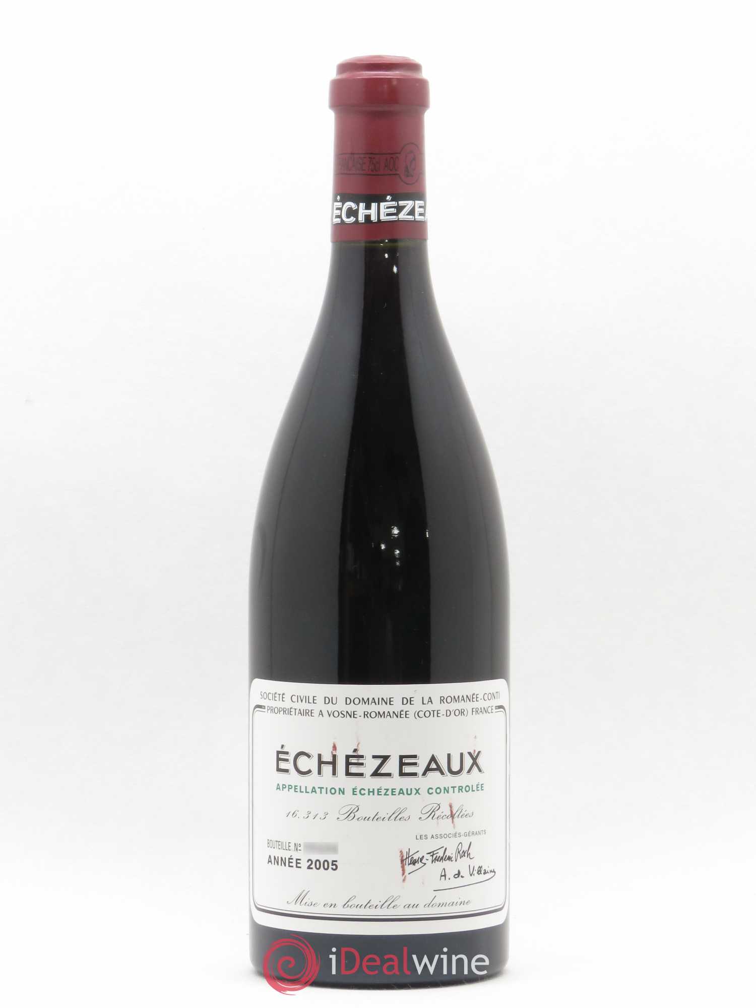 Echezeaux Grand Cru Domaine de la Romanée-Conti 2005 - Lot de 1 bouteille - 0