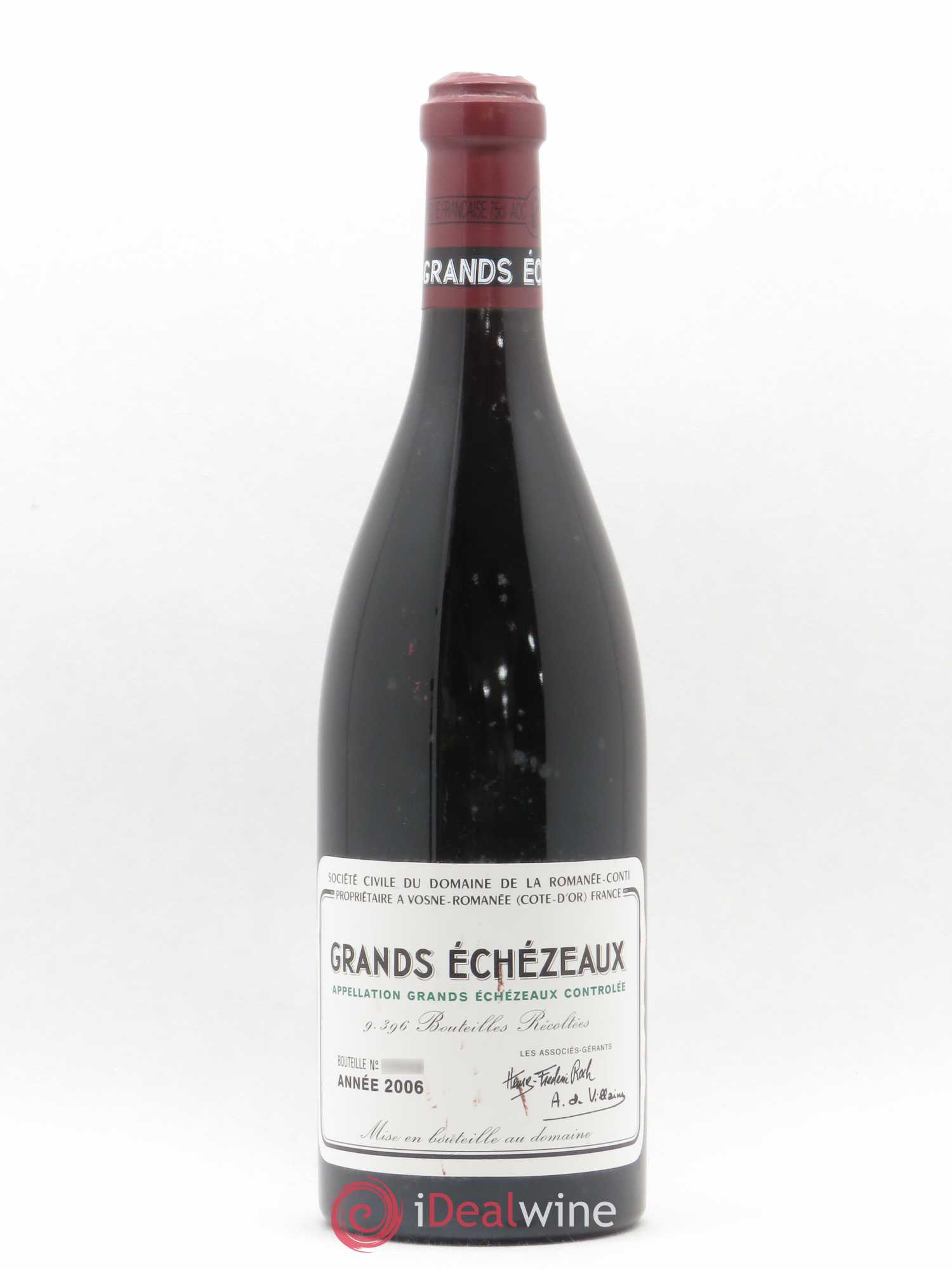 Grands-Echezeaux Grand Cru Domaine de la Romanée-Conti 2006 - Lot de 1 bouteille - 0