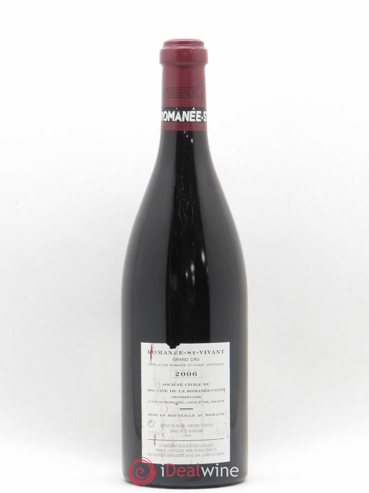 Romanée-Saint-Vivant Grand Cru Domaine de la Romanée-Conti 2006 - Lot de 1 bouteille - 1