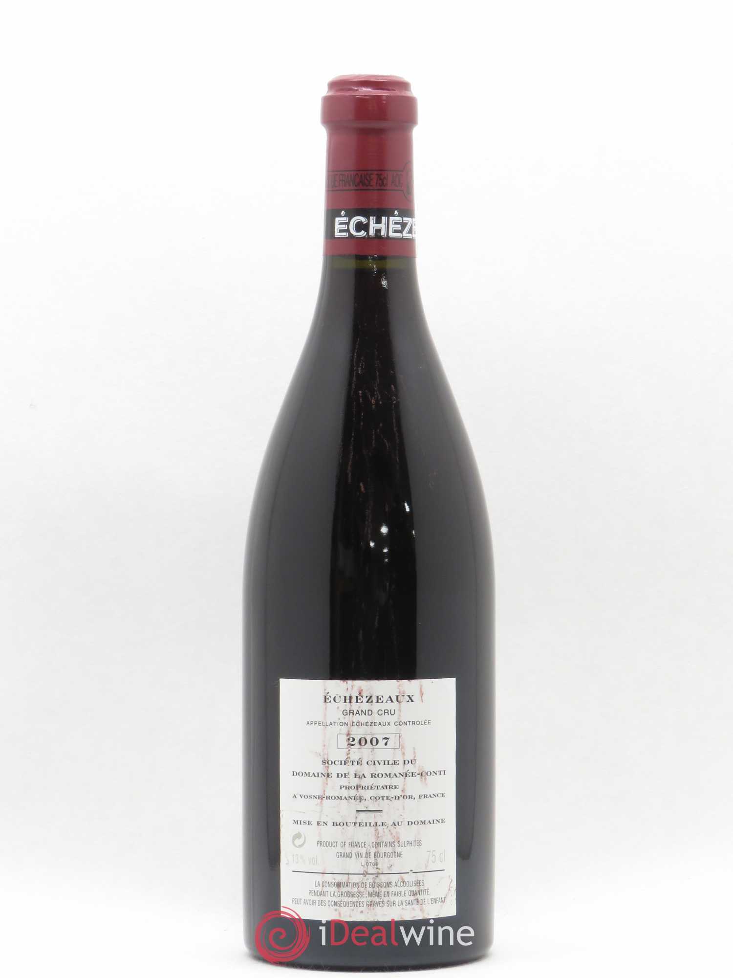 Echezeaux Grand Cru Domaine de la Romanée-Conti 2007 - Lot de 1 bouteille - 1