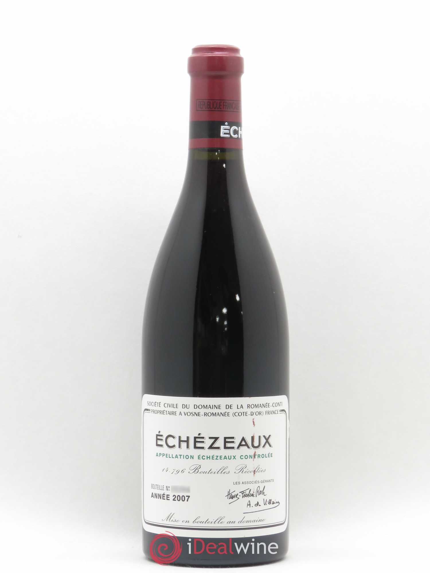 Echezeaux Grand Cru Domaine de la Romanée-Conti 2007 - Lot de 1 bouteille - 0