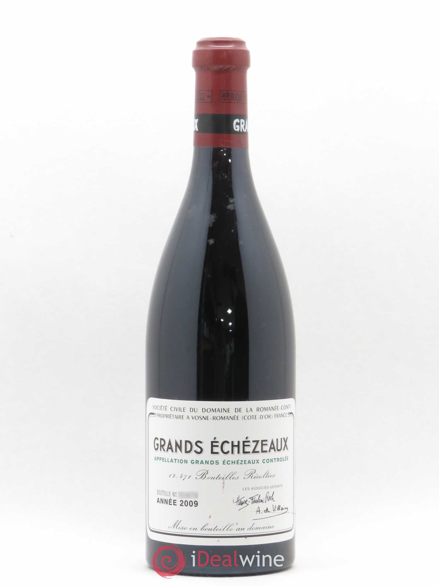 Grands-Echezeaux Grand Cru Domaine de la Romanée-Conti 2009 - Lot de 1 bouteille - 0