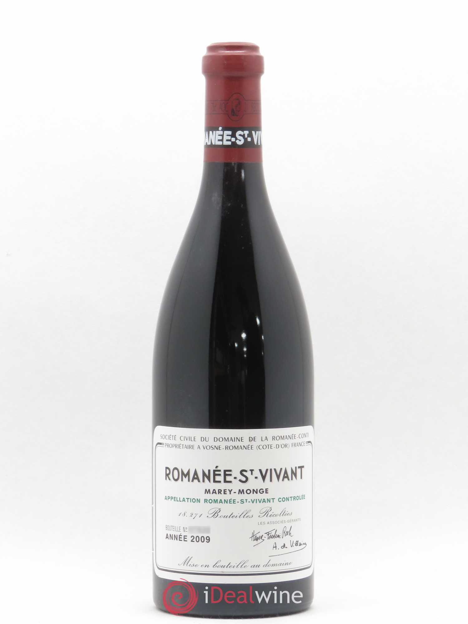 Romanée-Saint-Vivant Grand Cru Domaine de la Romanée-Conti 2009 - Lot de 1 bouteille - 0