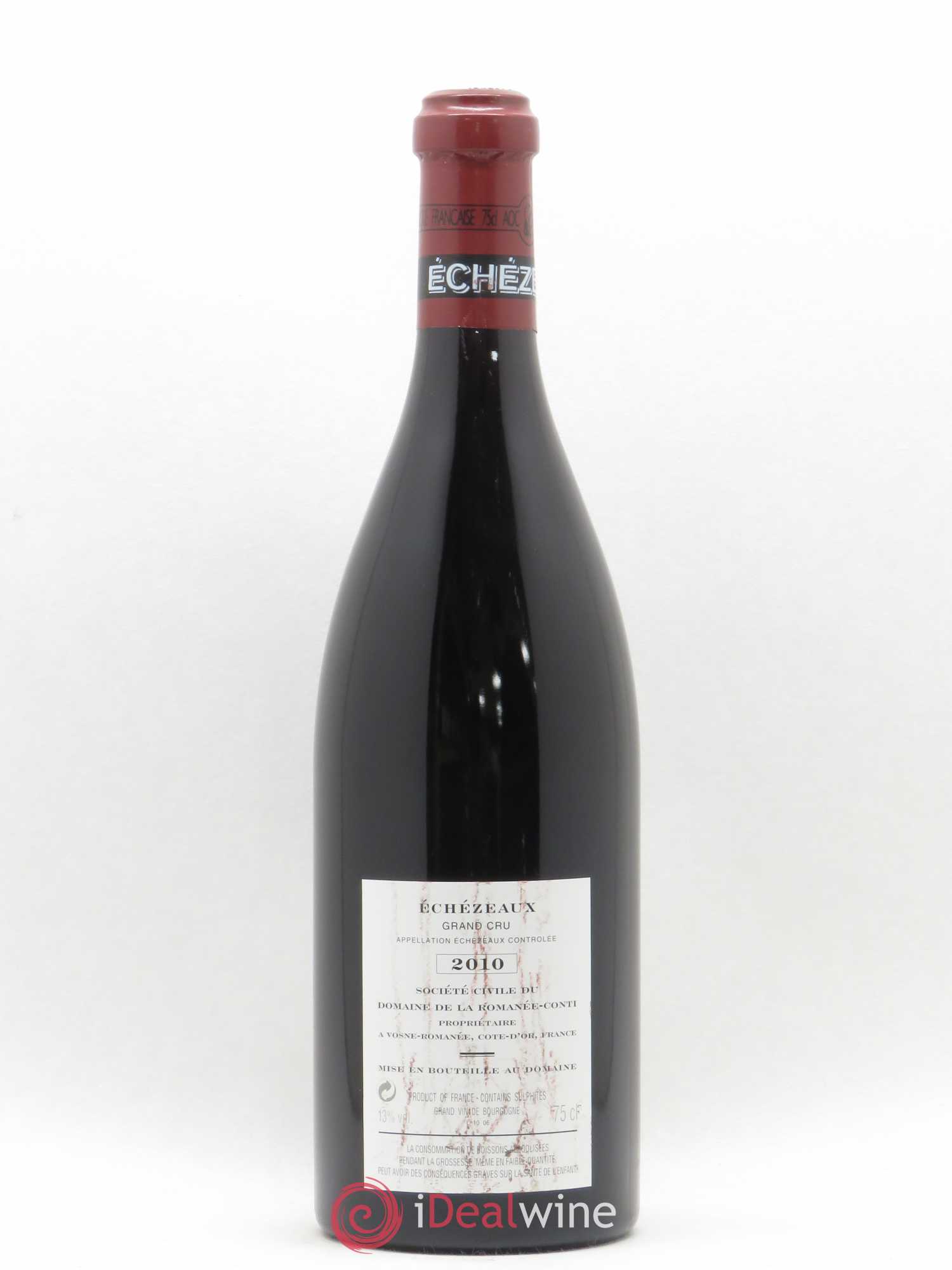 Echezeaux Grand Cru Domaine de la Romanée-Conti 2010 - Lot de 1 bouteille - 1