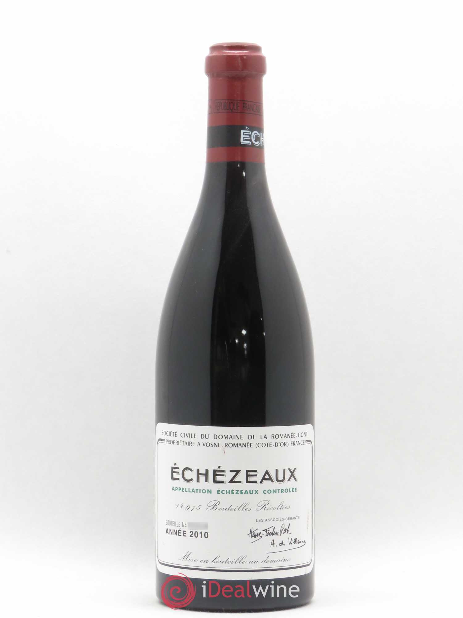 Echezeaux Grand Cru Domaine de la Romanée-Conti 2010 - Lot de 1 bouteille - 0