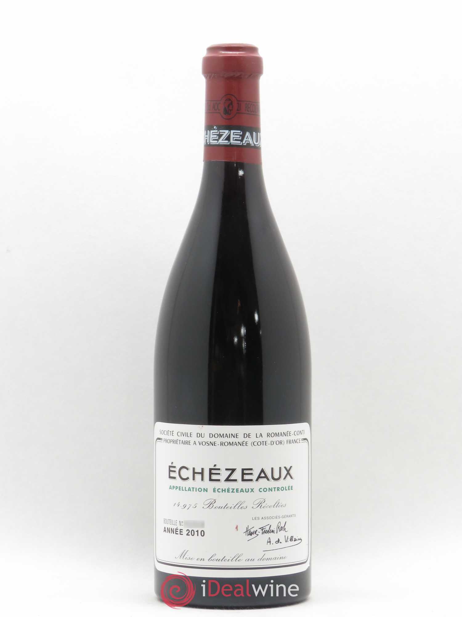 Echezeaux Grand Cru Domaine de la Romanée-Conti 2010 - Lot de 1 bouteille - 0