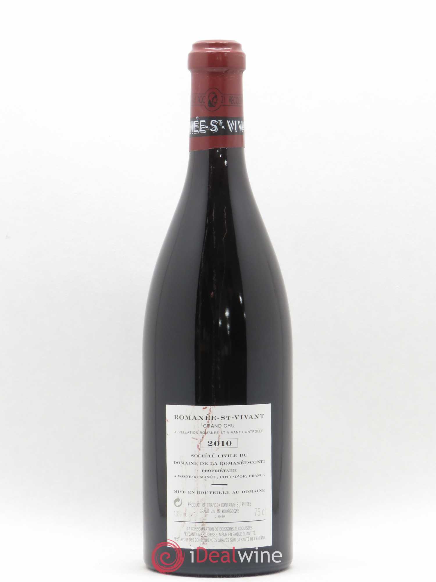 Romanée-Saint-Vivant Grand Cru Domaine de la Romanée-Conti 2010 - Lot de 1 bouteille - 1