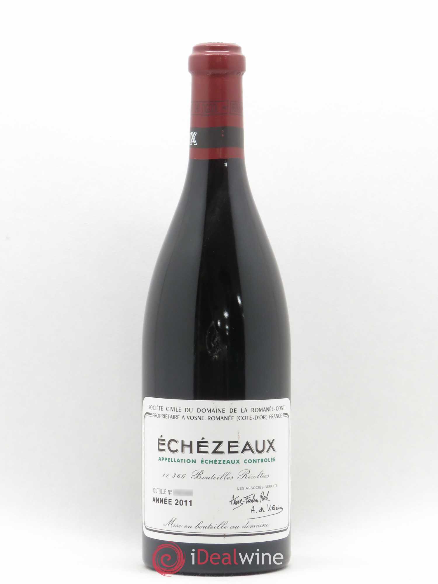 Echezeaux Grand Cru Domaine de la Romanée-Conti 2011 - Lot de 1 bouteille - 0