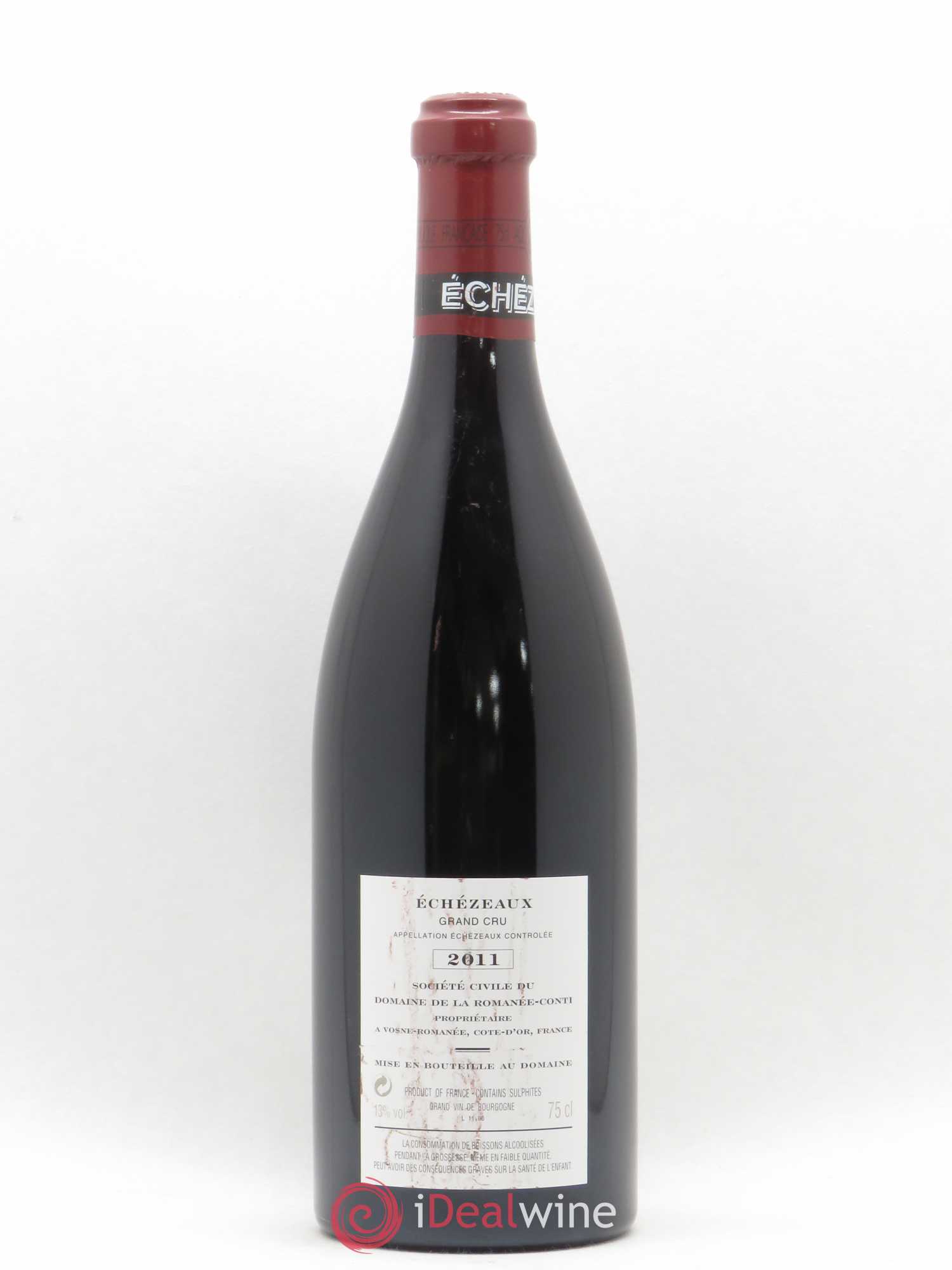 Echezeaux Grand Cru Domaine de la Romanée-Conti 2011 - Lot de 1 bouteille - 1