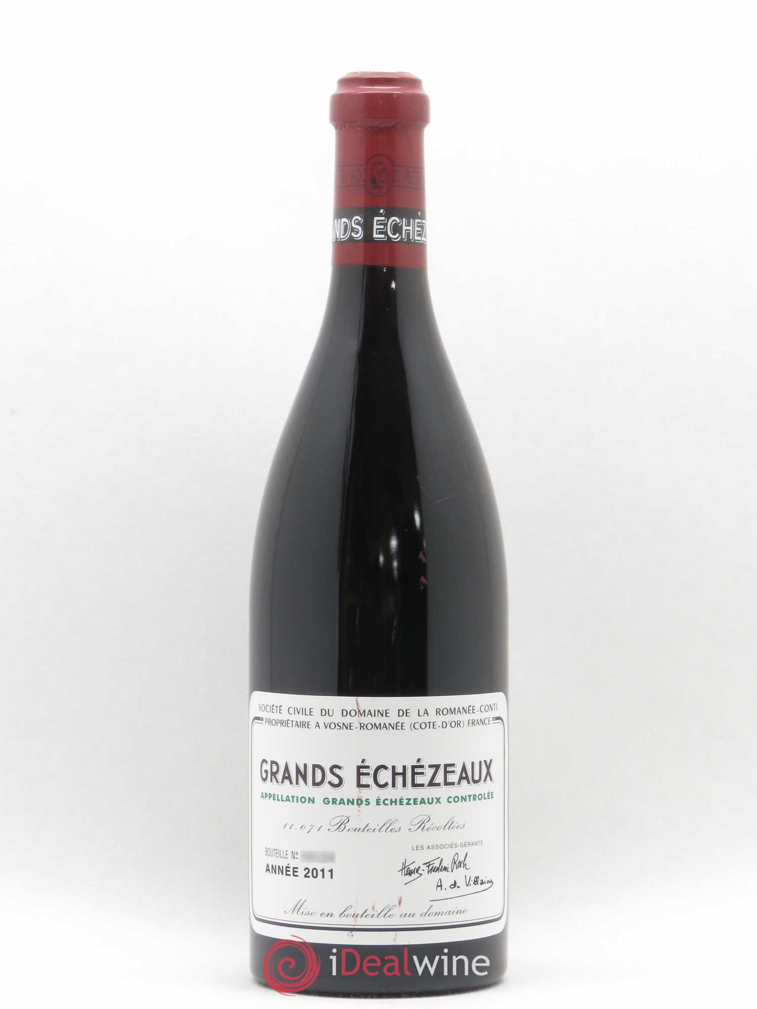 Grands-Echezeaux Grand Cru Domaine de la Romanée-Conti 2011 - Lot de 1 bouteille - 0