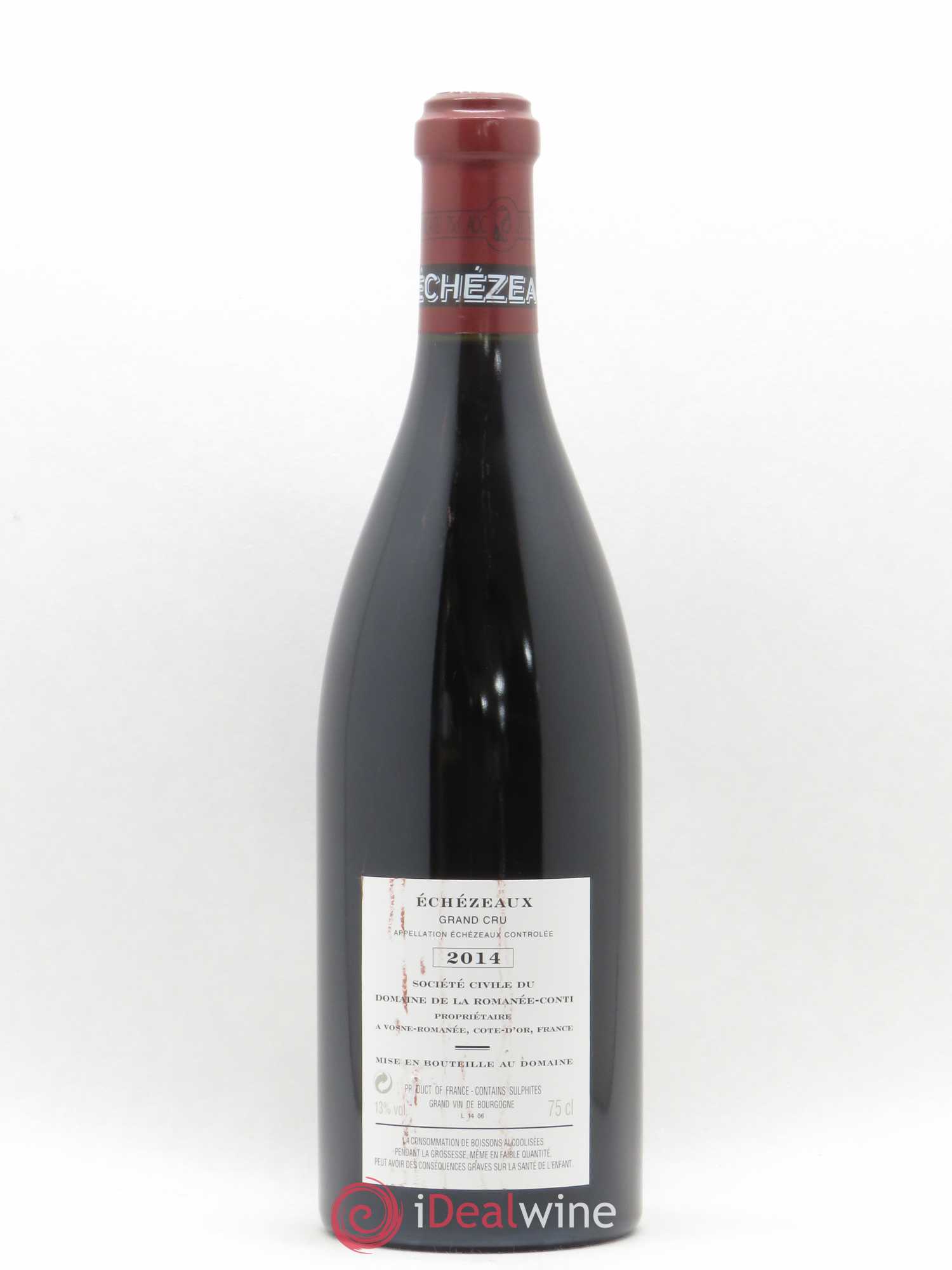 Echezeaux Grand Cru Domaine de la Romanée-Conti 2014 - Lot de 1 bouteille - 1
