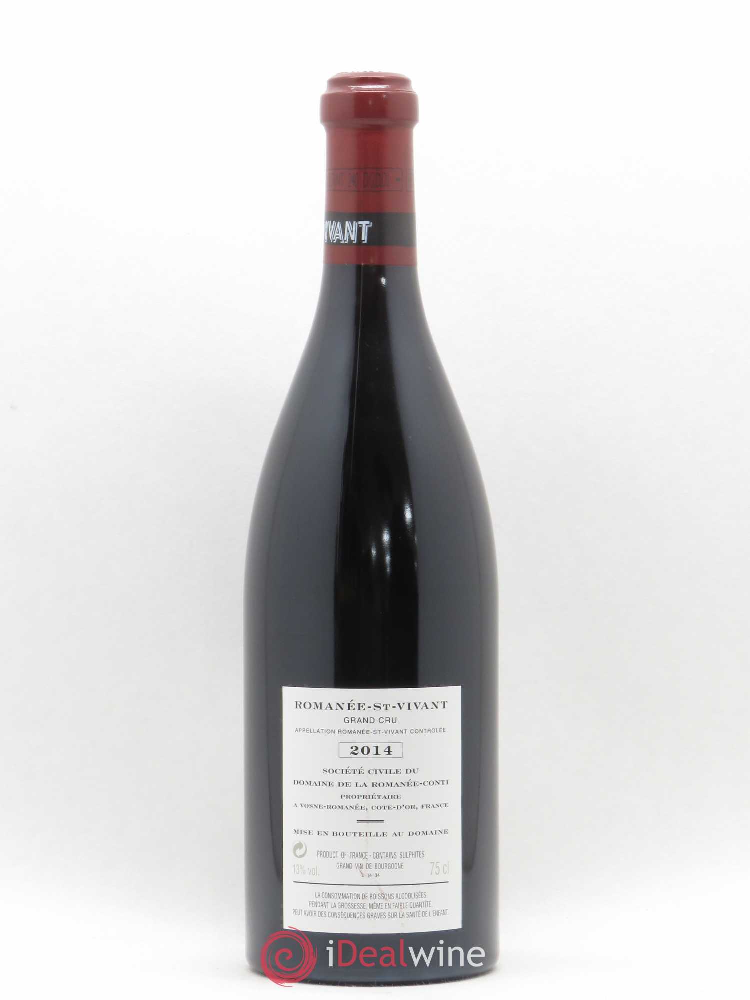Romanée-Saint-Vivant Grand Cru Domaine de la Romanée-Conti 2014 - Lot de 1 bouteille - 1