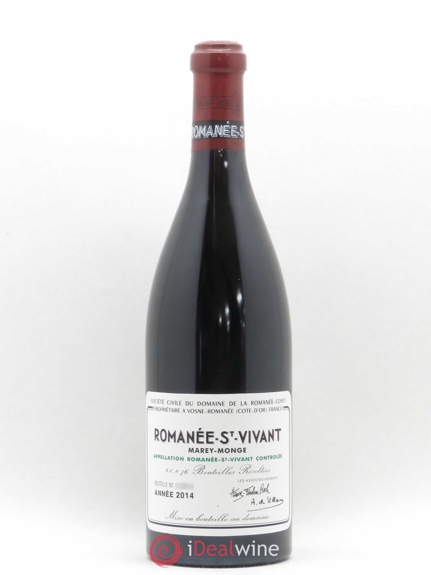 Romanée-Saint-Vivant Grand Cru Domaine de la Romanée-Conti 2014 - Lot de 1 bouteille - 0