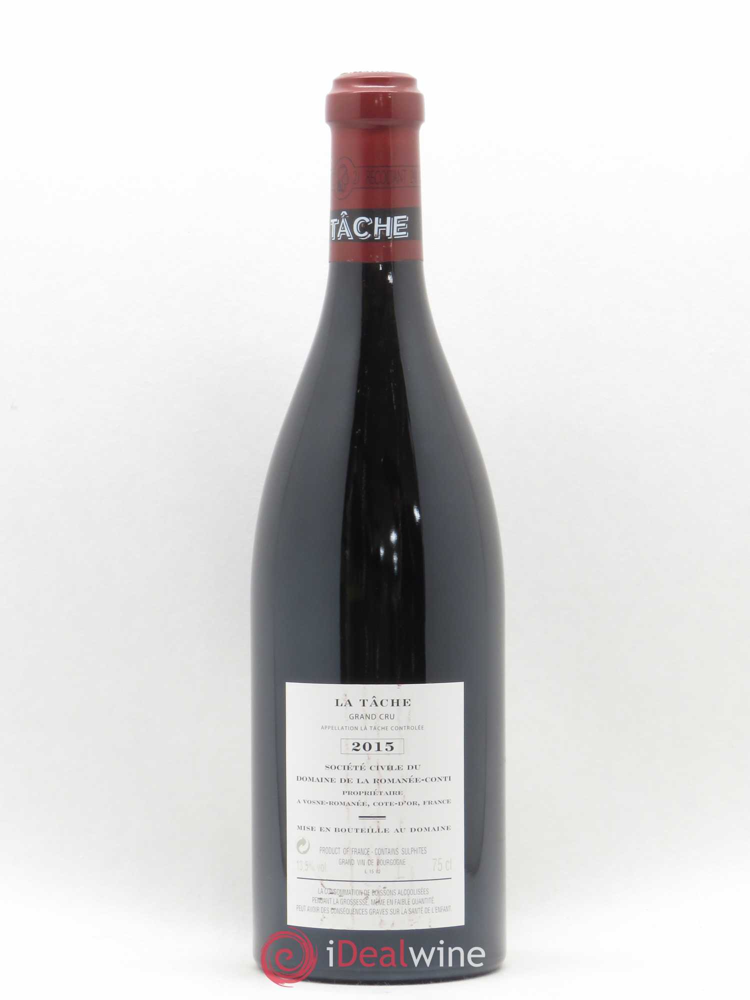 La Tâche Grand Cru Domaine de la Romanée-Conti 2015 - Lot de 1 bouteille - 1