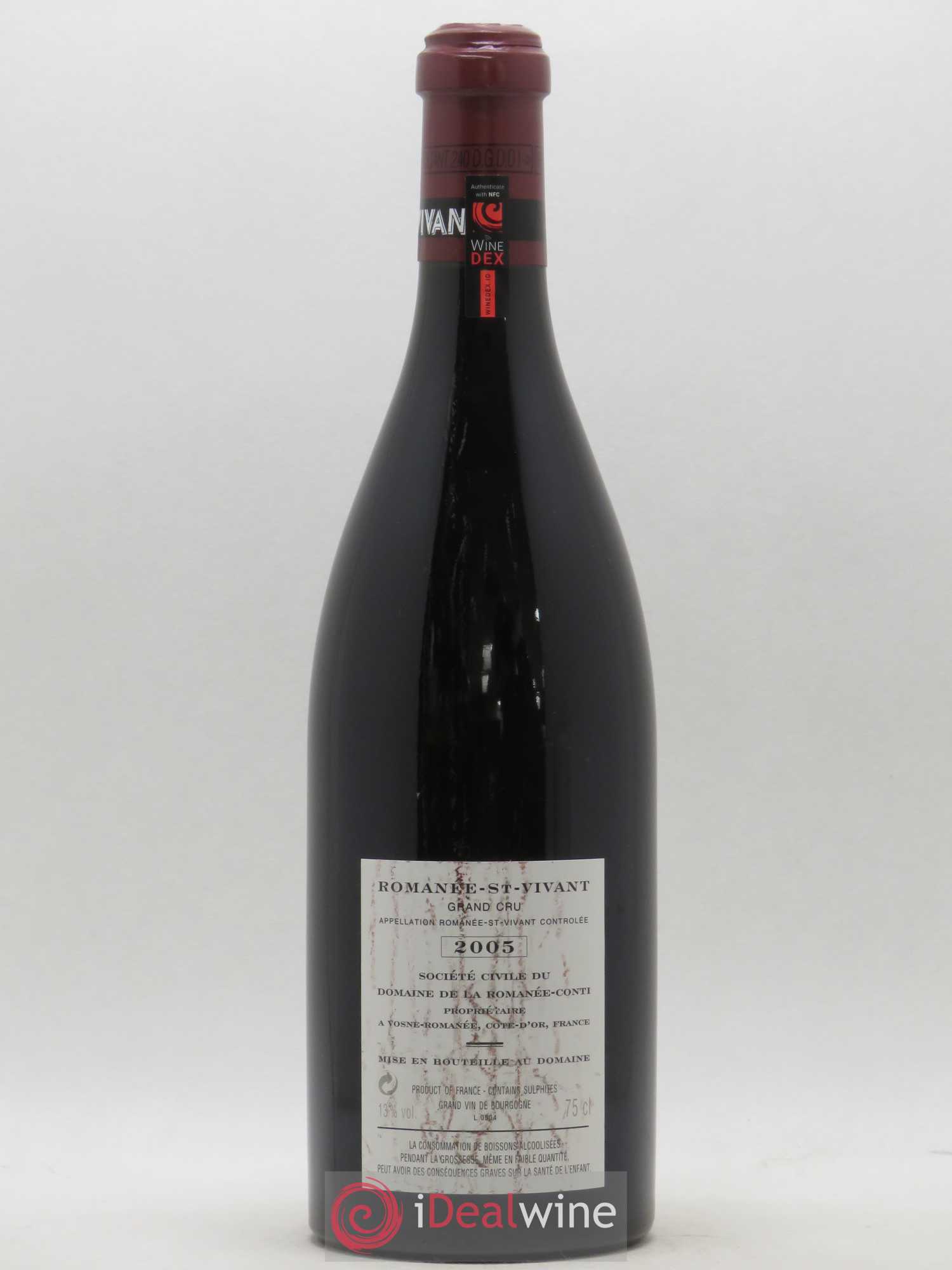 Romanée-Saint-Vivant Grand Cru Domaine de la Romanée-Conti 2005 - Lot de 1 bouteille - 1