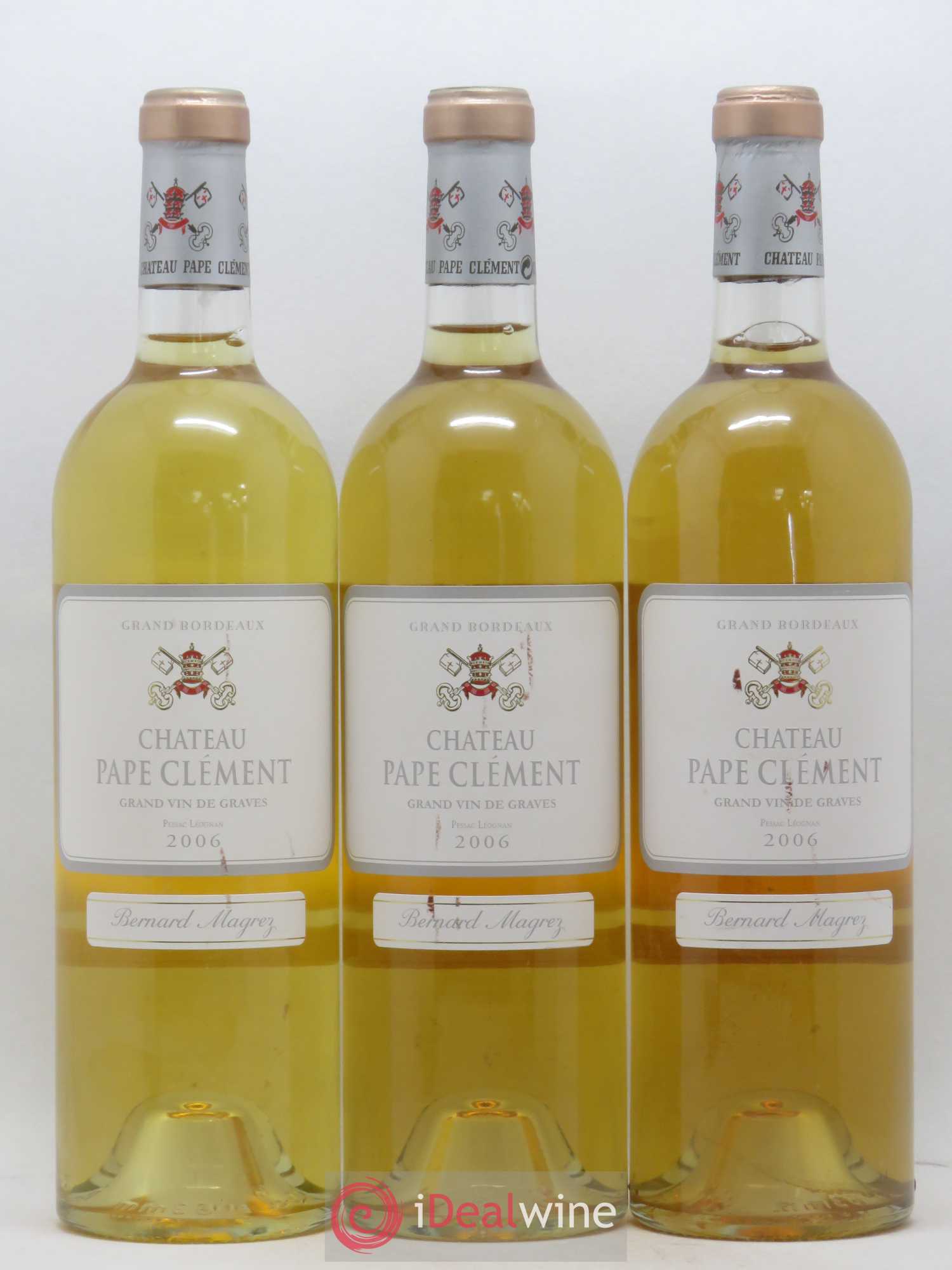 Château Pape Clément 2006 - Lot de 3 bouteilles - 0