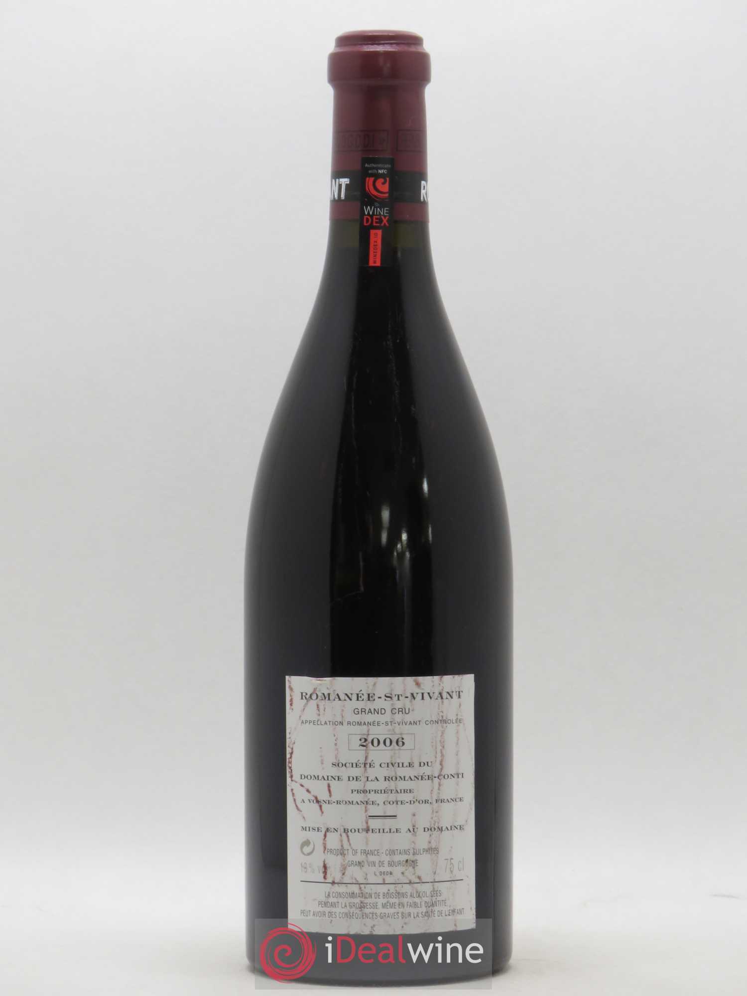 Romanée-Saint-Vivant Grand Cru Domaine de la Romanée-Conti 2006 - Lot de 1 bouteille - 1