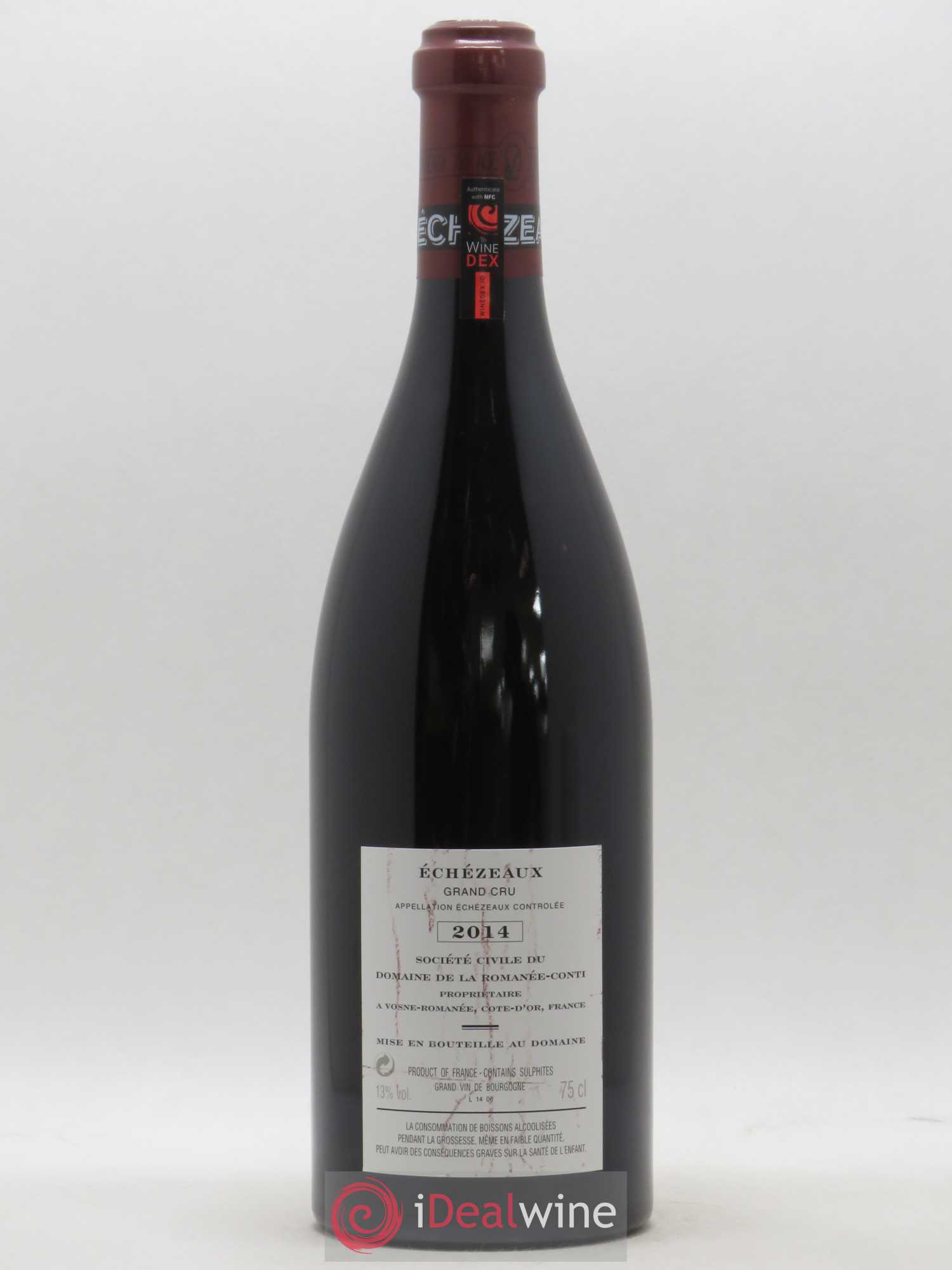 Echezeaux Grand Cru Domaine de la Romanée-Conti 2014 - Lot de 1 bouteille - 1