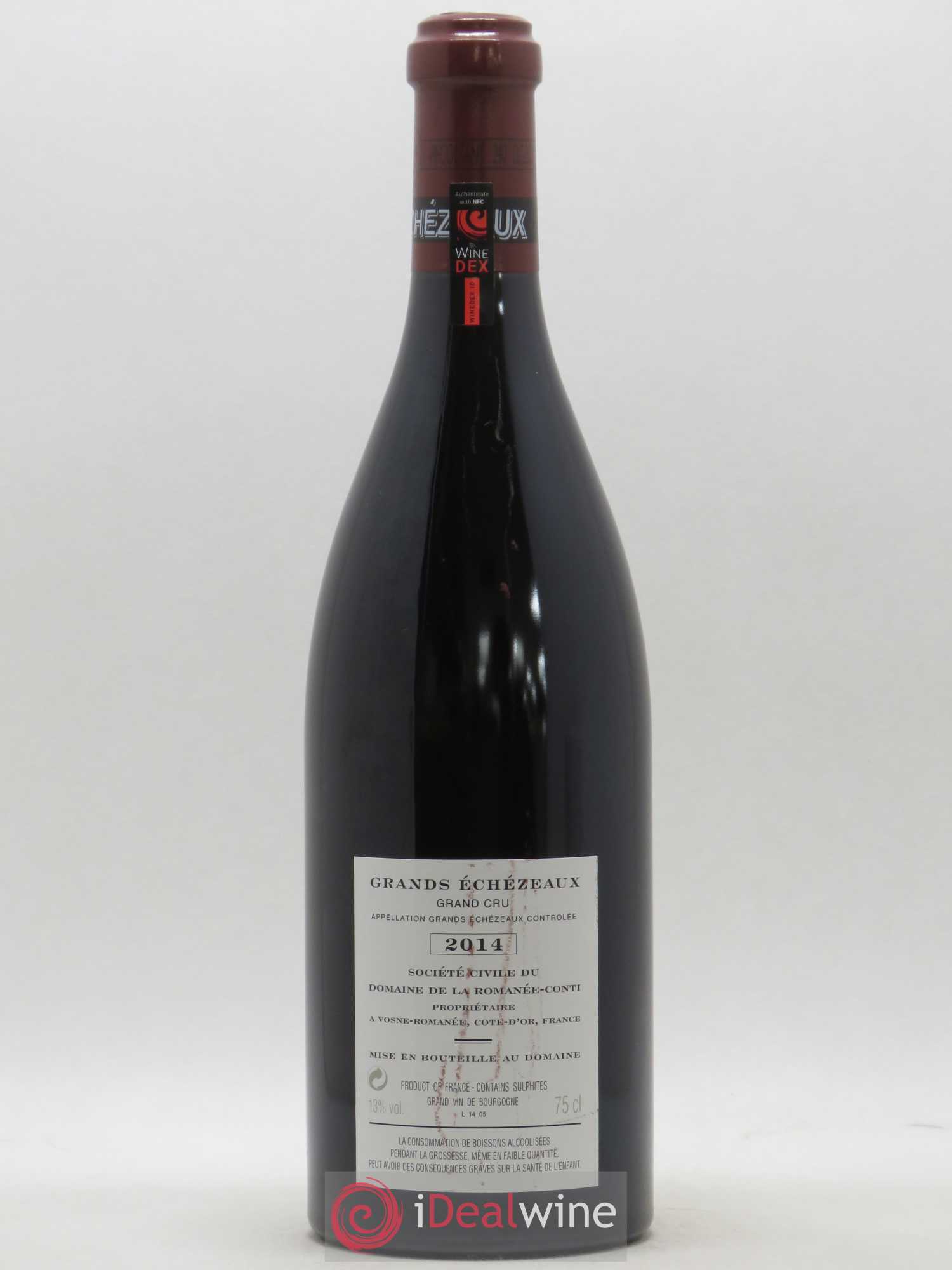 Grands-Echezeaux Grand Cru Domaine de la Romanée-Conti 2014 - Lot de 1 bouteille - 1