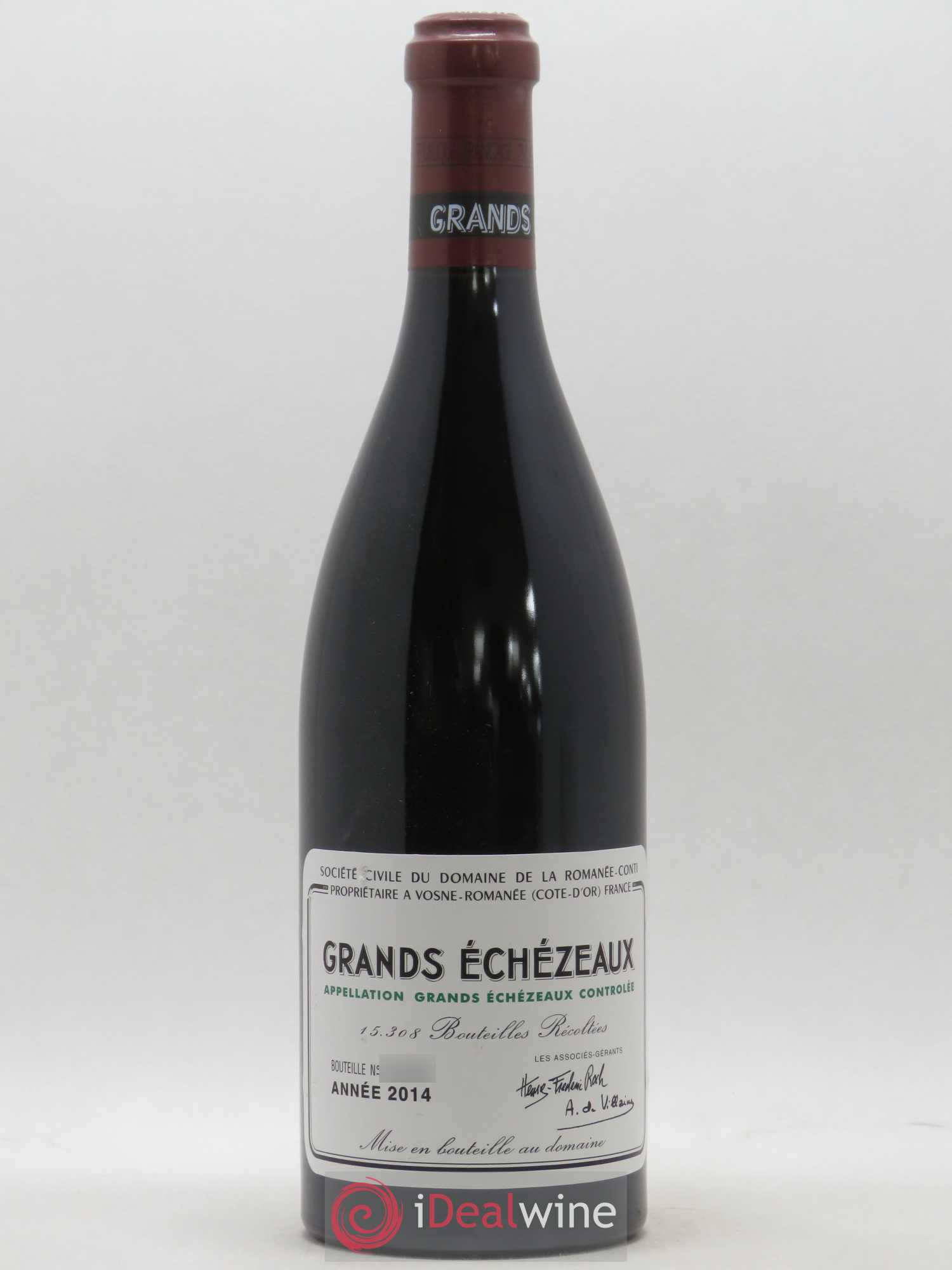 Grands-Echezeaux Grand Cru Domaine de la Romanée-Conti 2014 - Lot de 1 bouteille - 0
