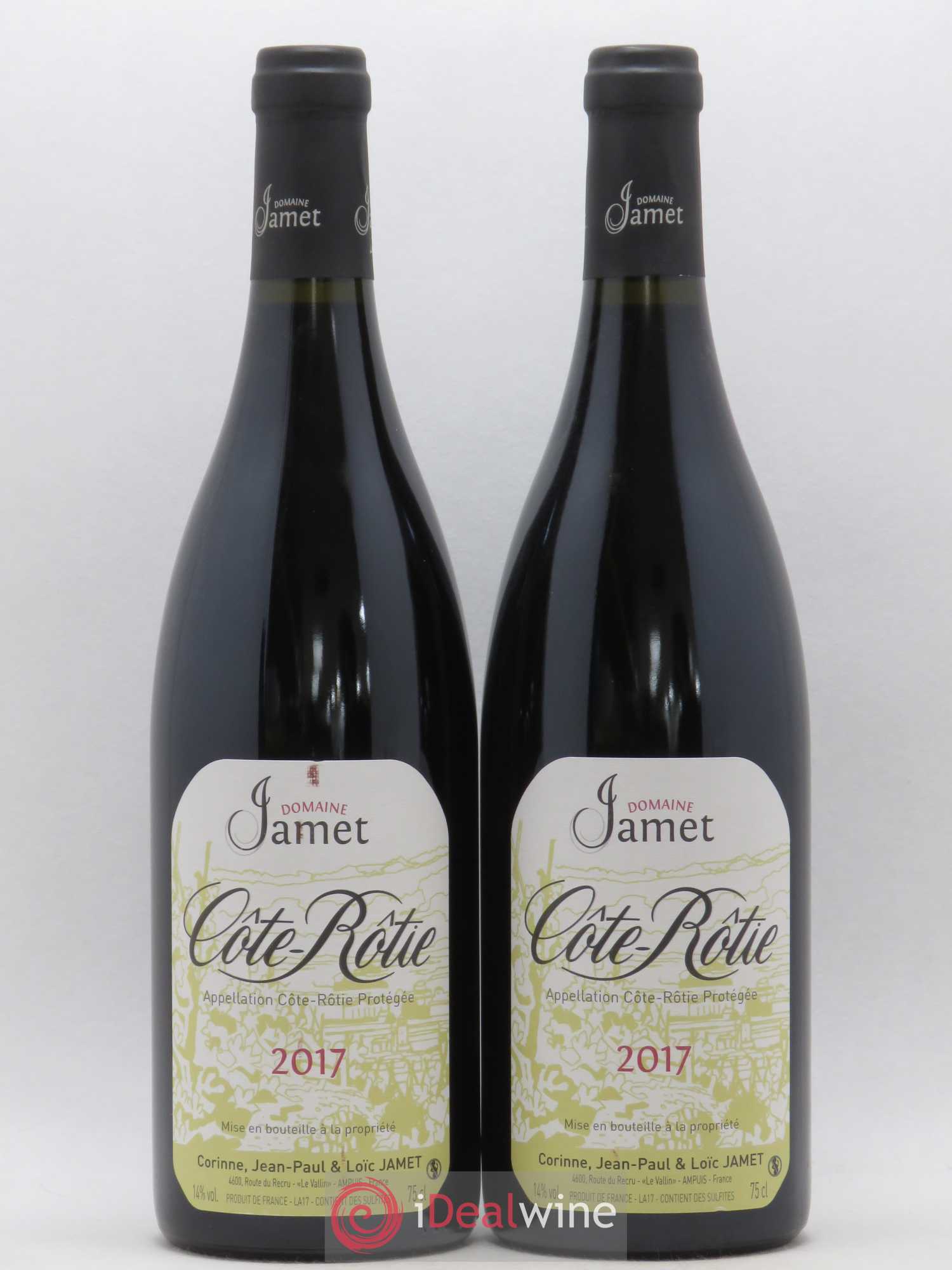 Côte-Rôtie Jamet (Domaine) 2017 - Lot de 2 bouteilles - 0