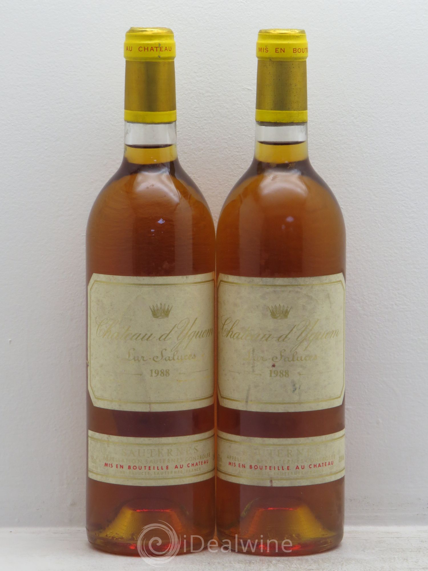 Château d' Yquem 1er Cru Classé Supérieur 1988 - Lotto di 2 bottiglie - 0