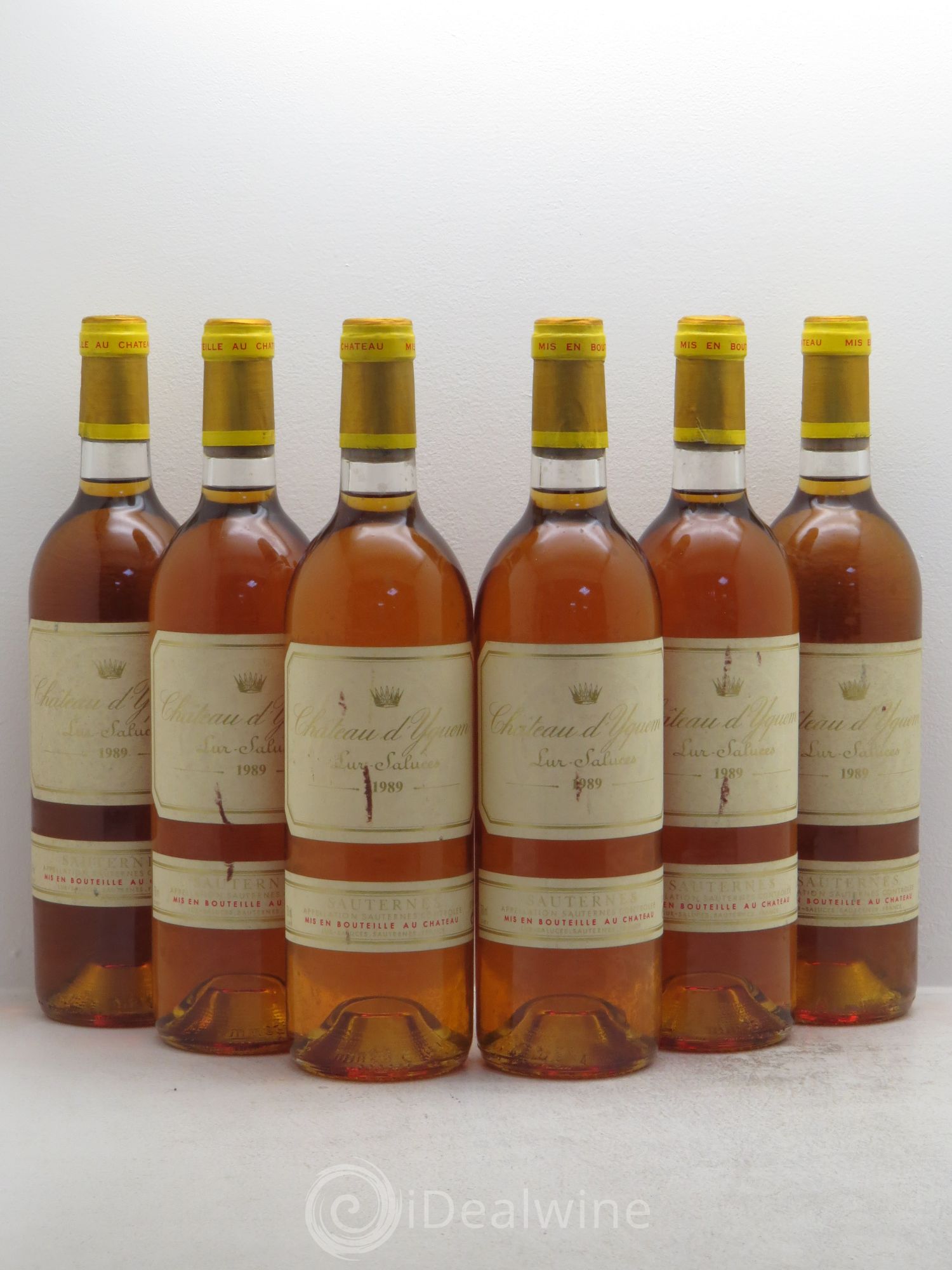 Château d' Yquem 1er Cru Classé Supérieur 1989 - Lotto di 6 bottiglie - 0