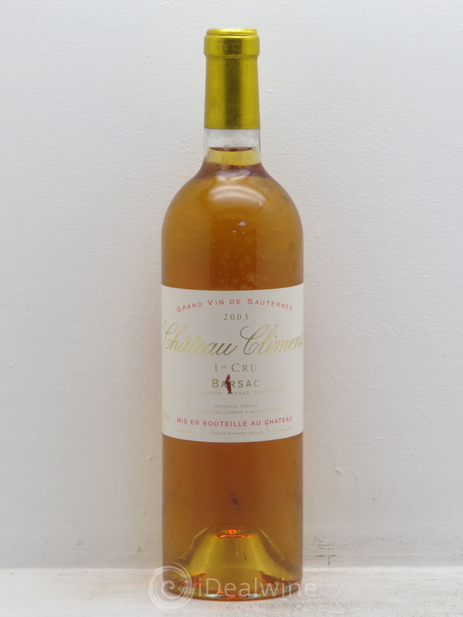 Château Climens 1er Grand Cru Classé 2003 - Lotto di 6 bottiglie - 0