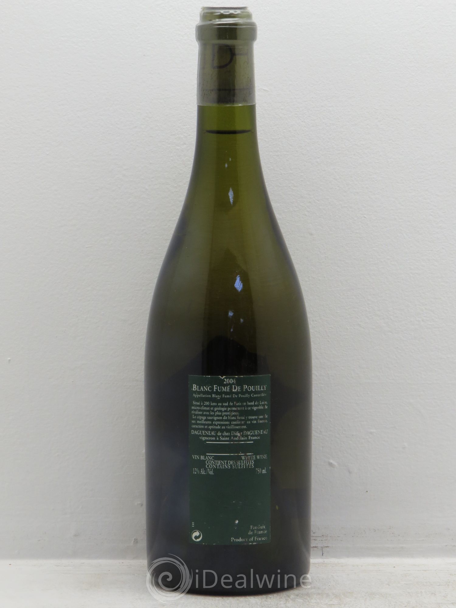Vin de France (anciennement Pouilly-Fumé) Silex Dagueneau (Domaine Didier - Louis-Benjamin) 2004 - Lot de 1 bouteille - 1