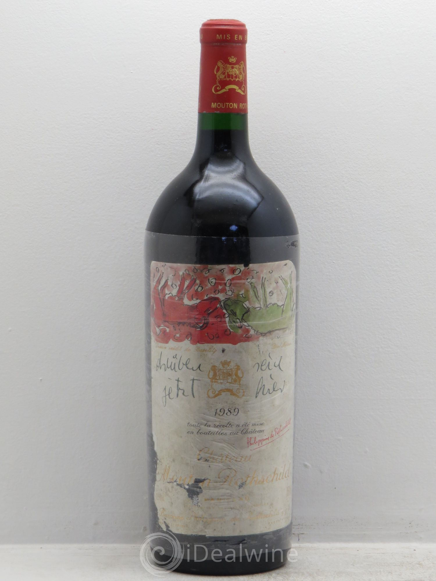 Château Mouton Rothschild 1er Grand Cru Classé 1989 - Lot de 1 magnum - 0