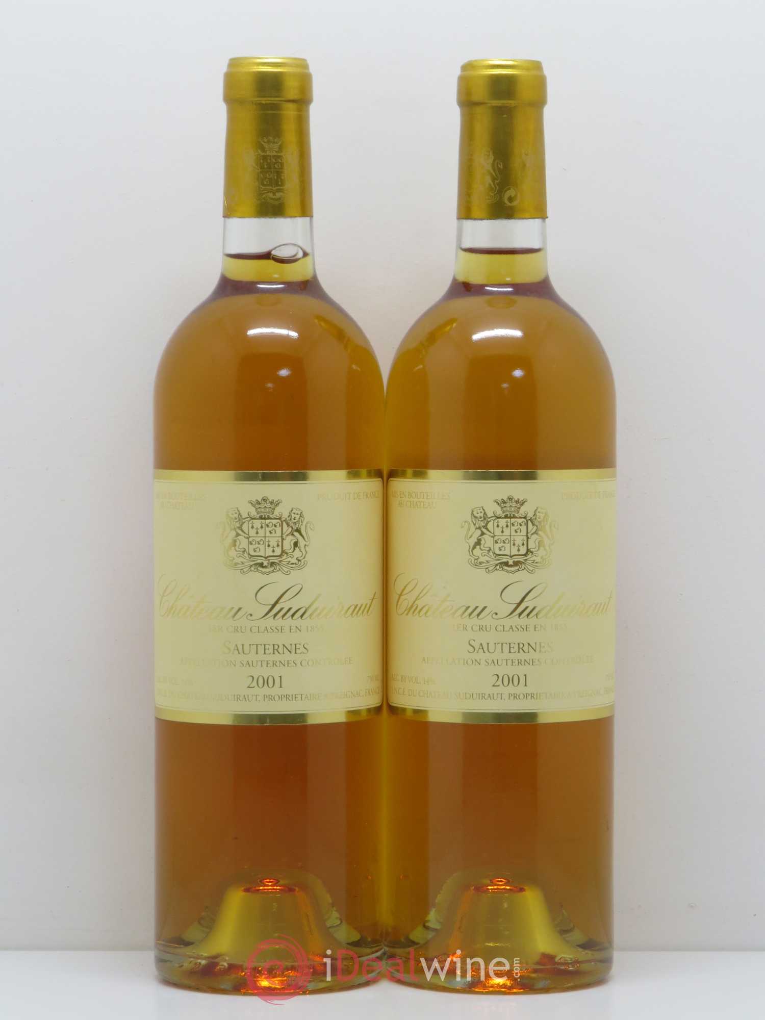 Château Suduiraut 1er Grand Cru Classé (senza prezzo di riserva) 2001 - Lotto di 2 bottiglie - 0