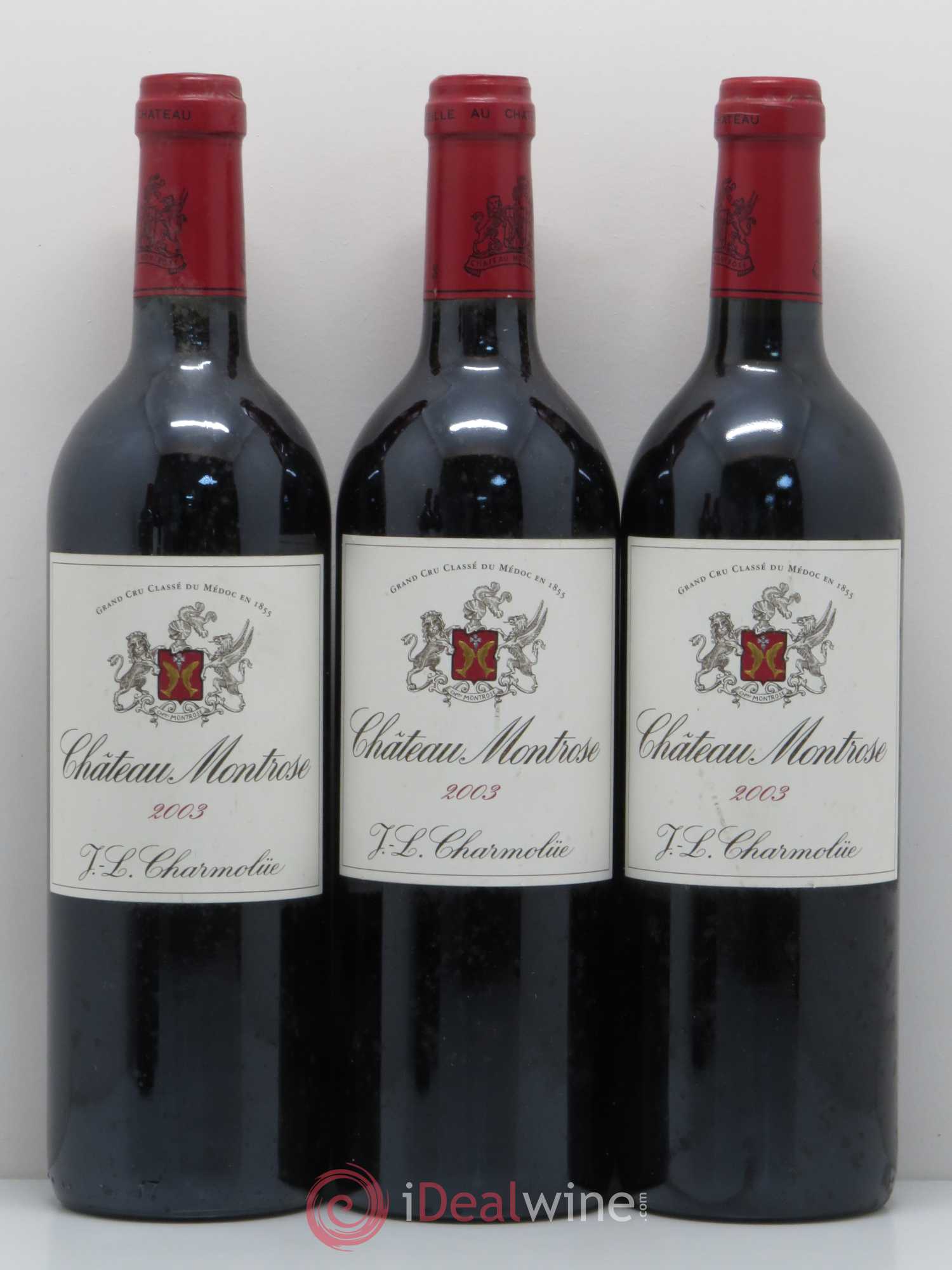 Château Montrose 2ème Grand Cru Classé 2003 - Lot de 5 bouteilles - 1
