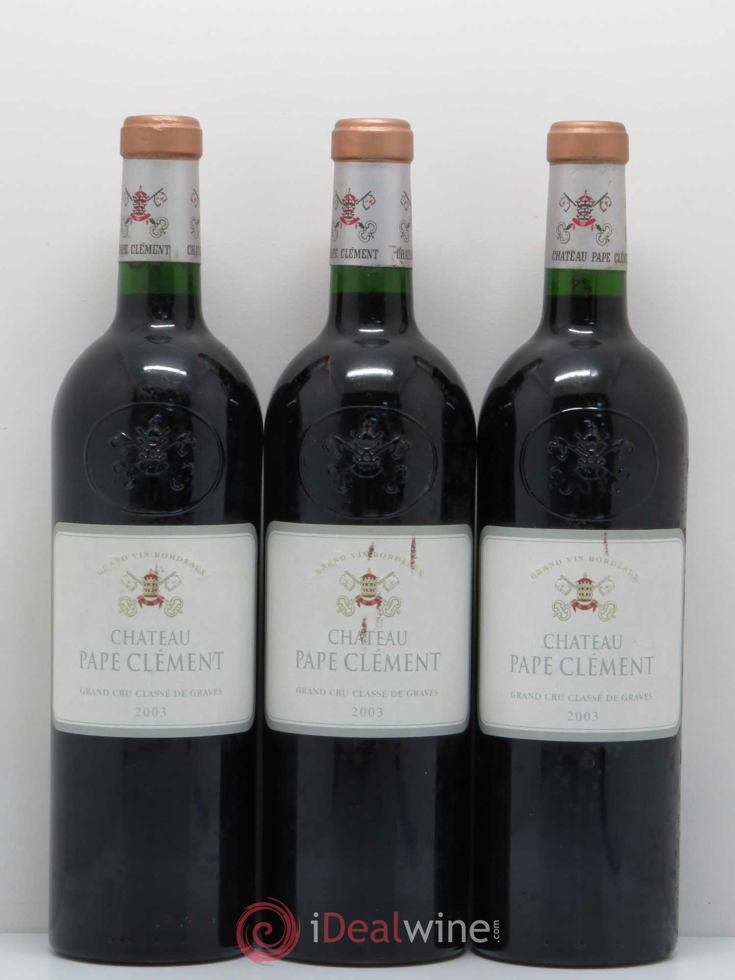 Château Pape Clément Cru Classé de Graves 2003 - Lot de 6 bouteilles - 2
