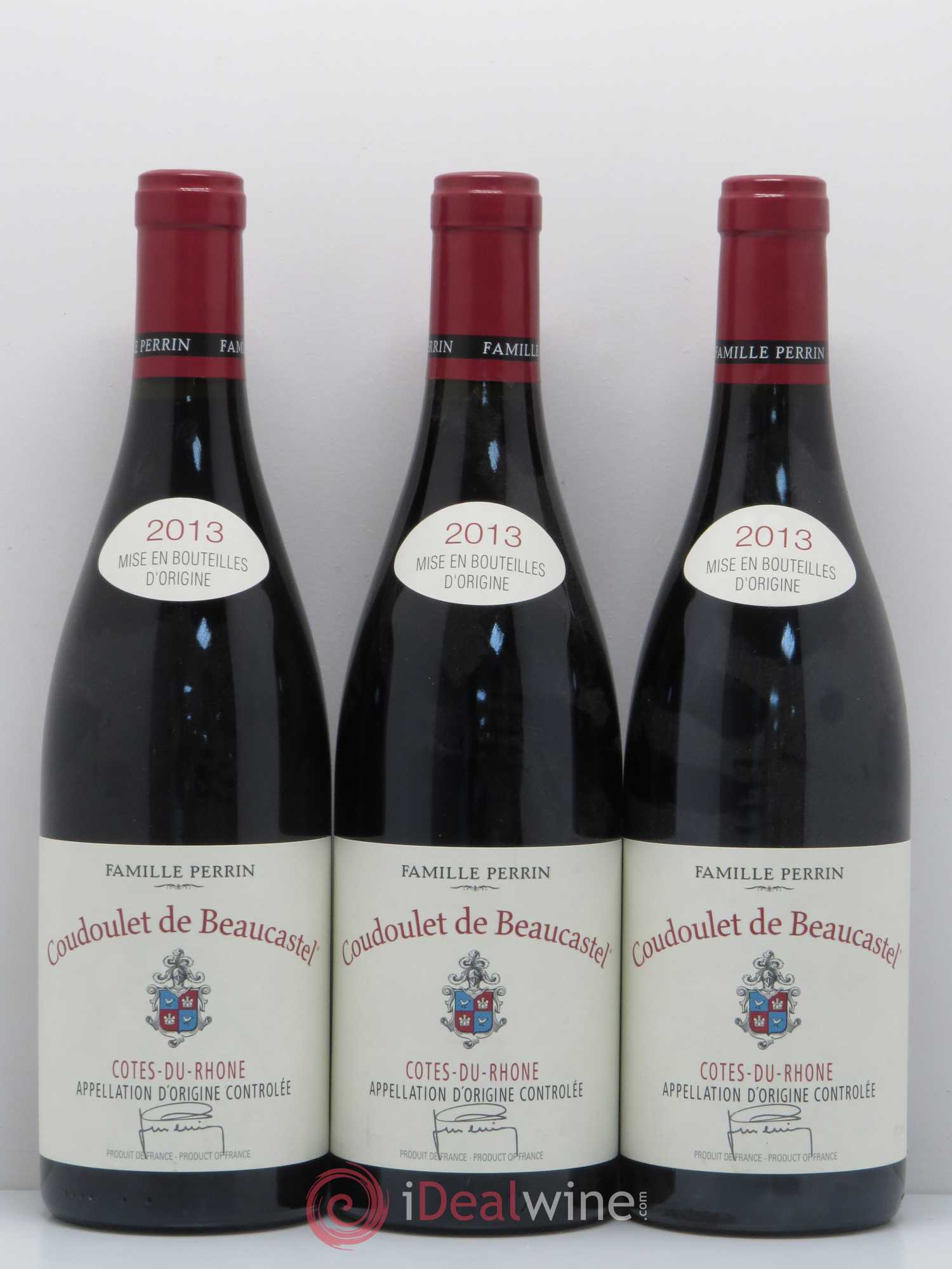 Côtes-du-Rhône Coudoulet de Beaucastel Famille Perrin 2013 - Lot de 6 bouteilles - 2
