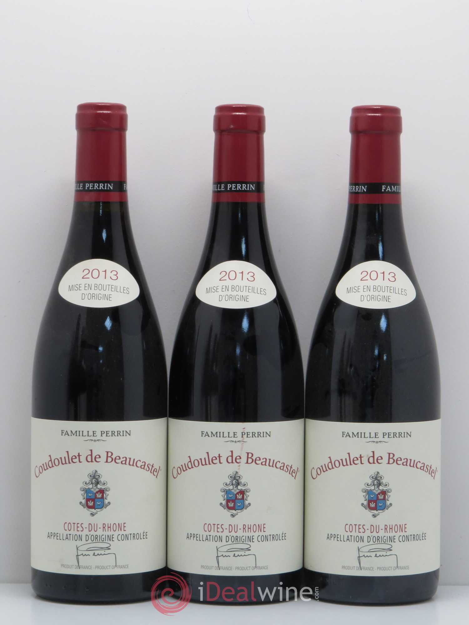Côtes-du-Rhône Coudoulet de Beaucastel Famille Perrin 2013 - Lot de 6 bouteilles - 2