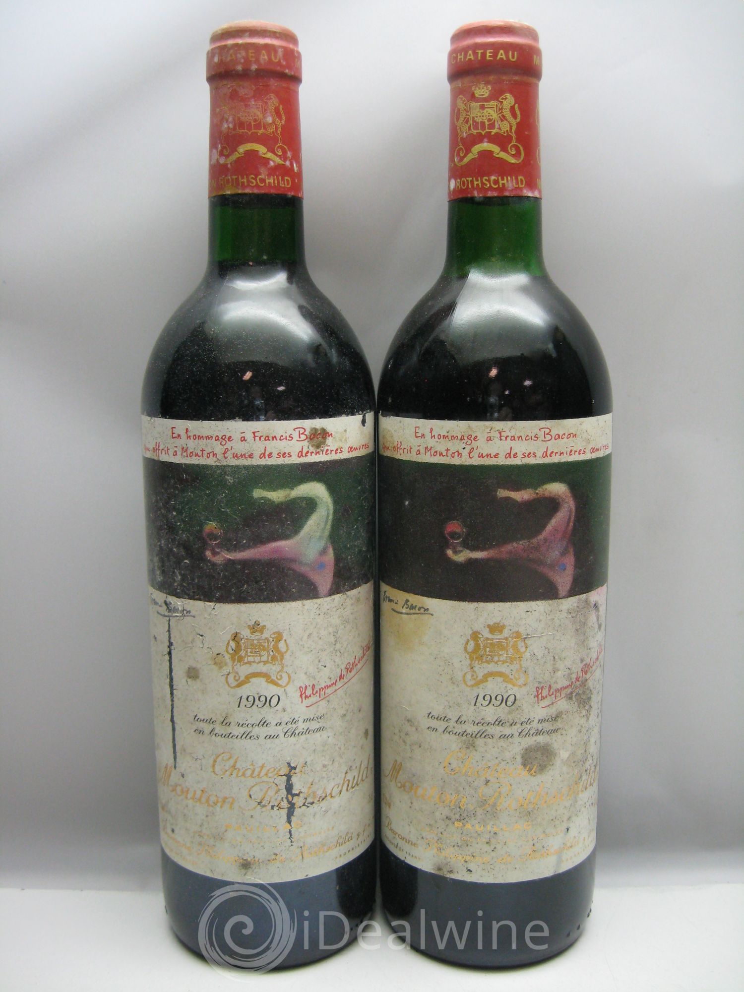 Château Mouton Rothschild 1er Grand Cru Classé 1990 - Lot de 12 bouteilles - 3