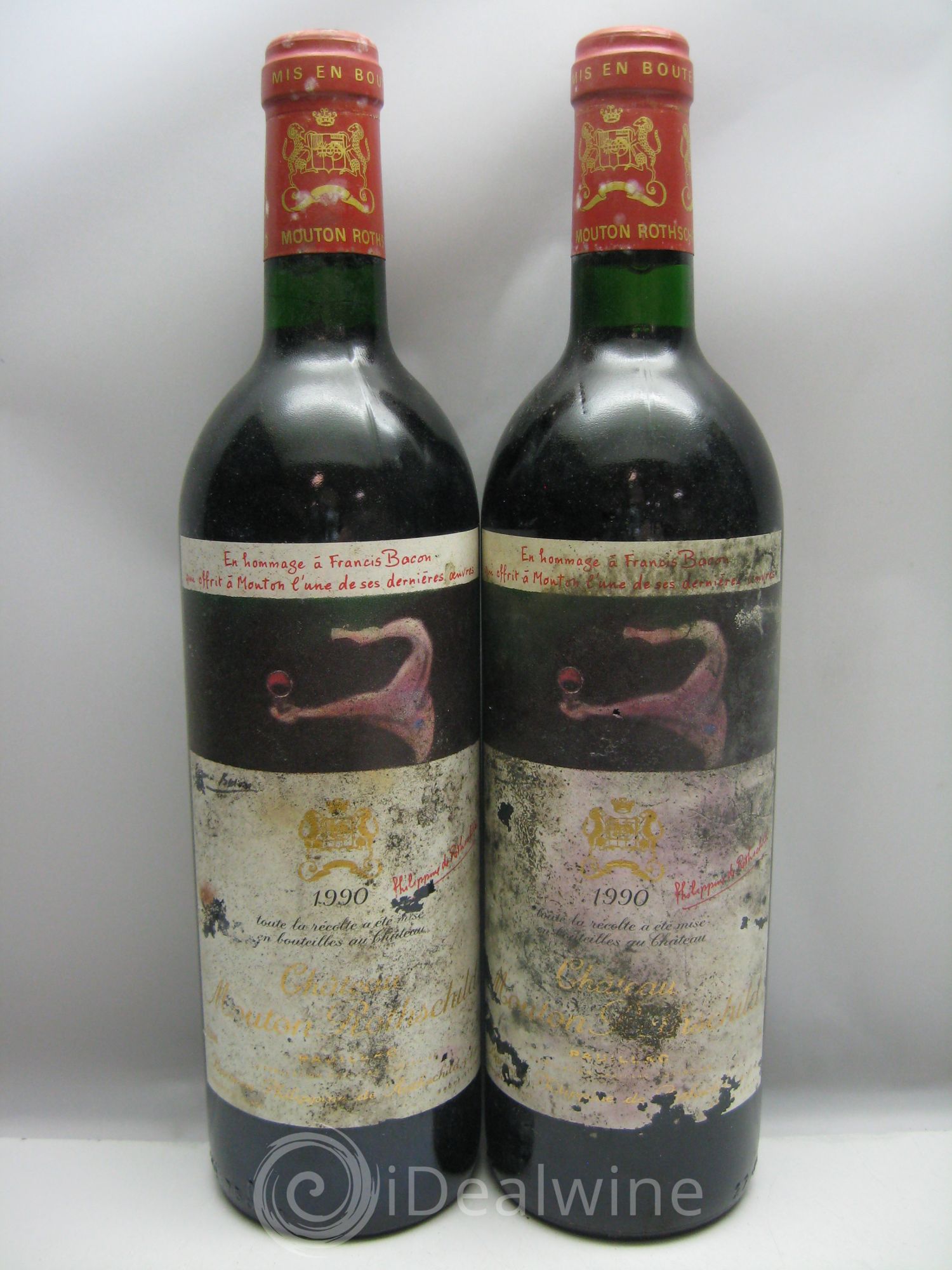 Château Mouton Rothschild 1er Grand Cru Classé 1990 - Lot de 12 bouteilles - 4
