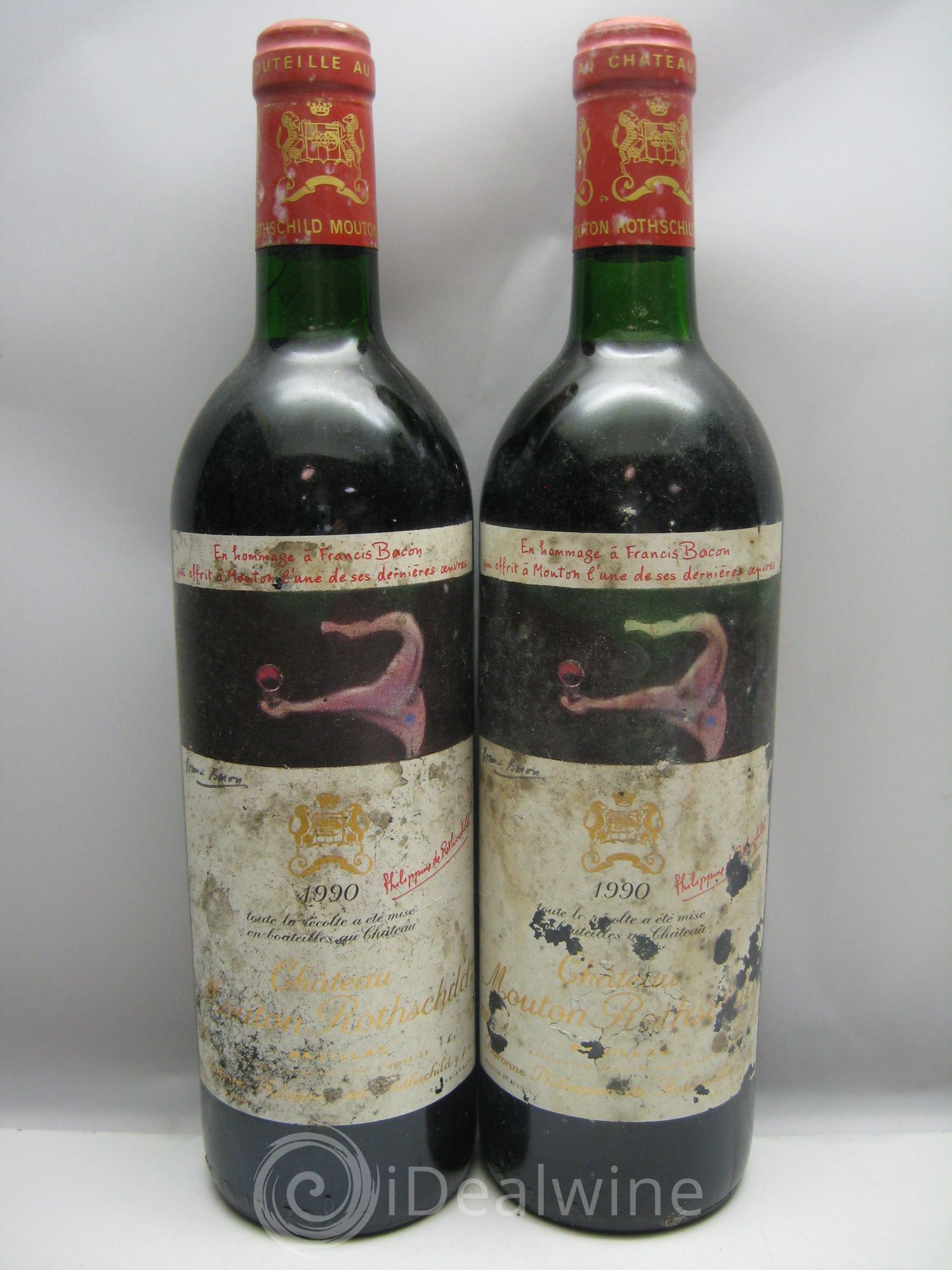 Château Mouton Rothschild 1er Grand Cru Classé 1990 - Lot de 6 bouteilles - 2