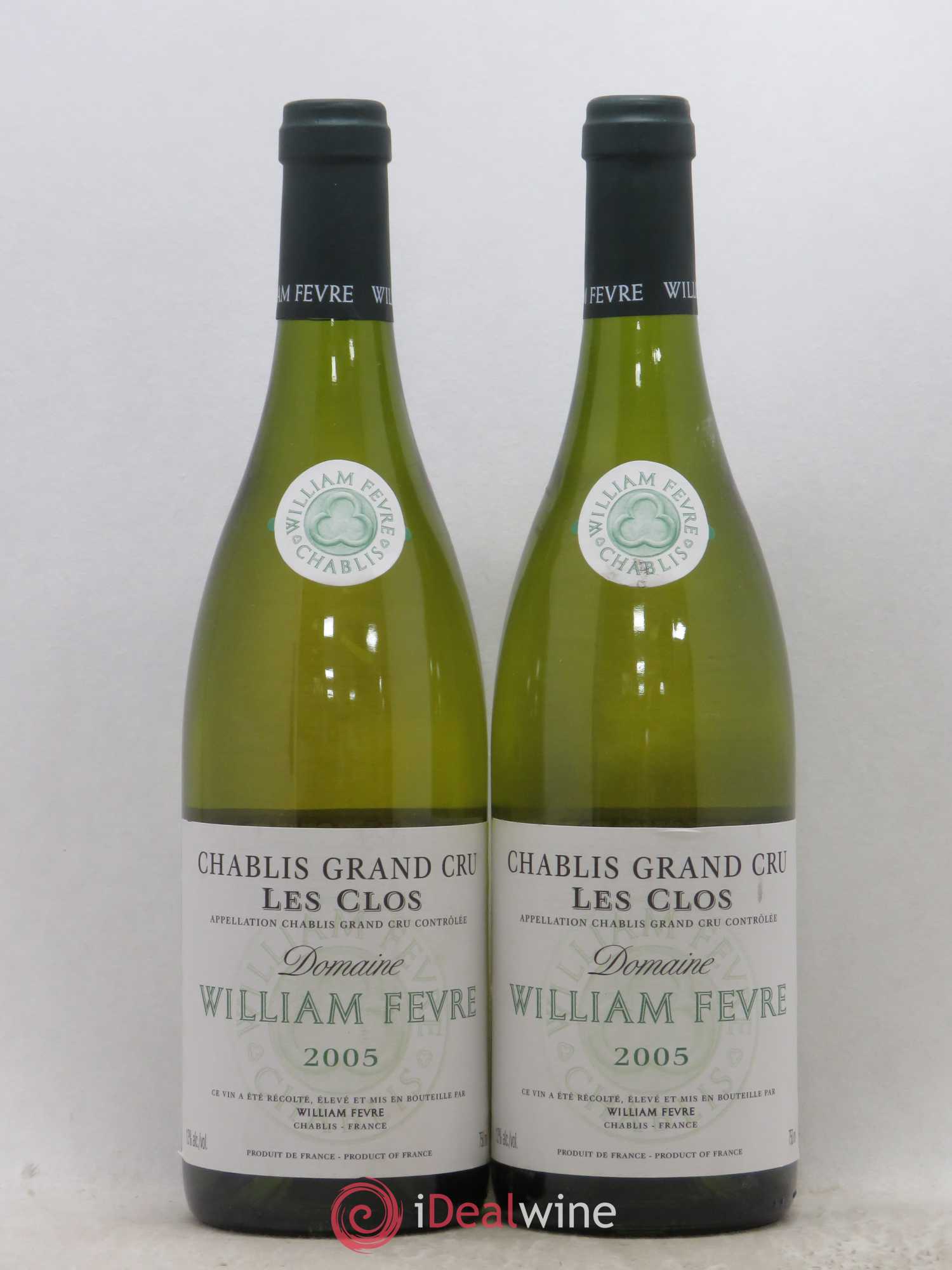 Chablis Grand Cru Les Clos William Fèvre 2005 - Posten von 2 Flaschen - 0