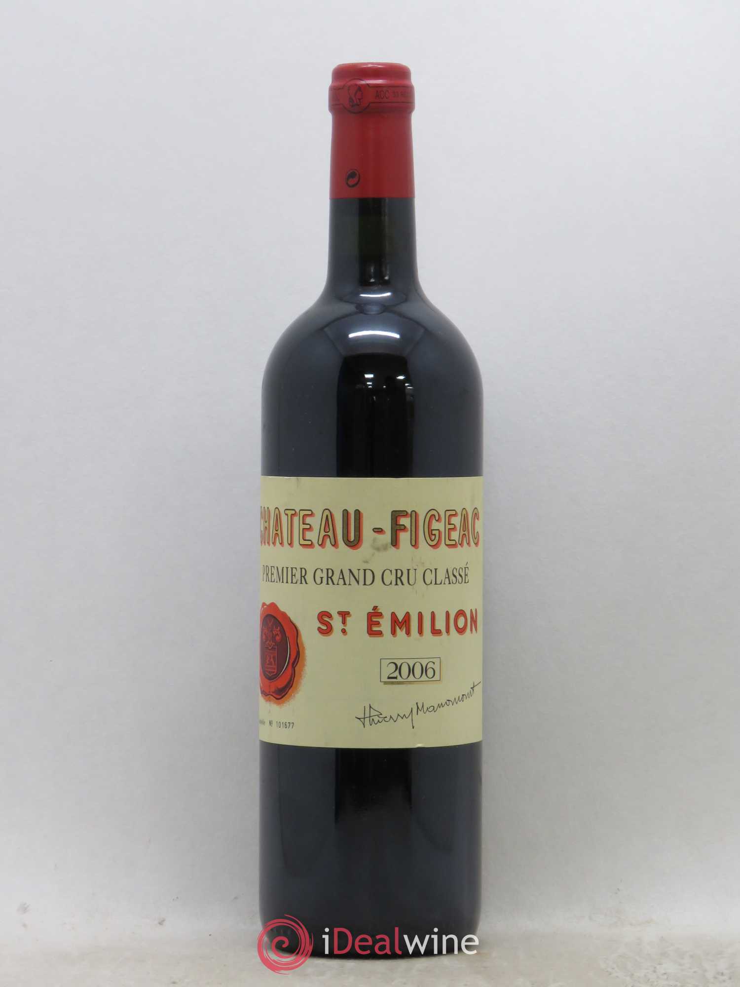 Château Figeac 1er Grand Cru Classé A 2006 - Lot de 1 bouteille - 0
