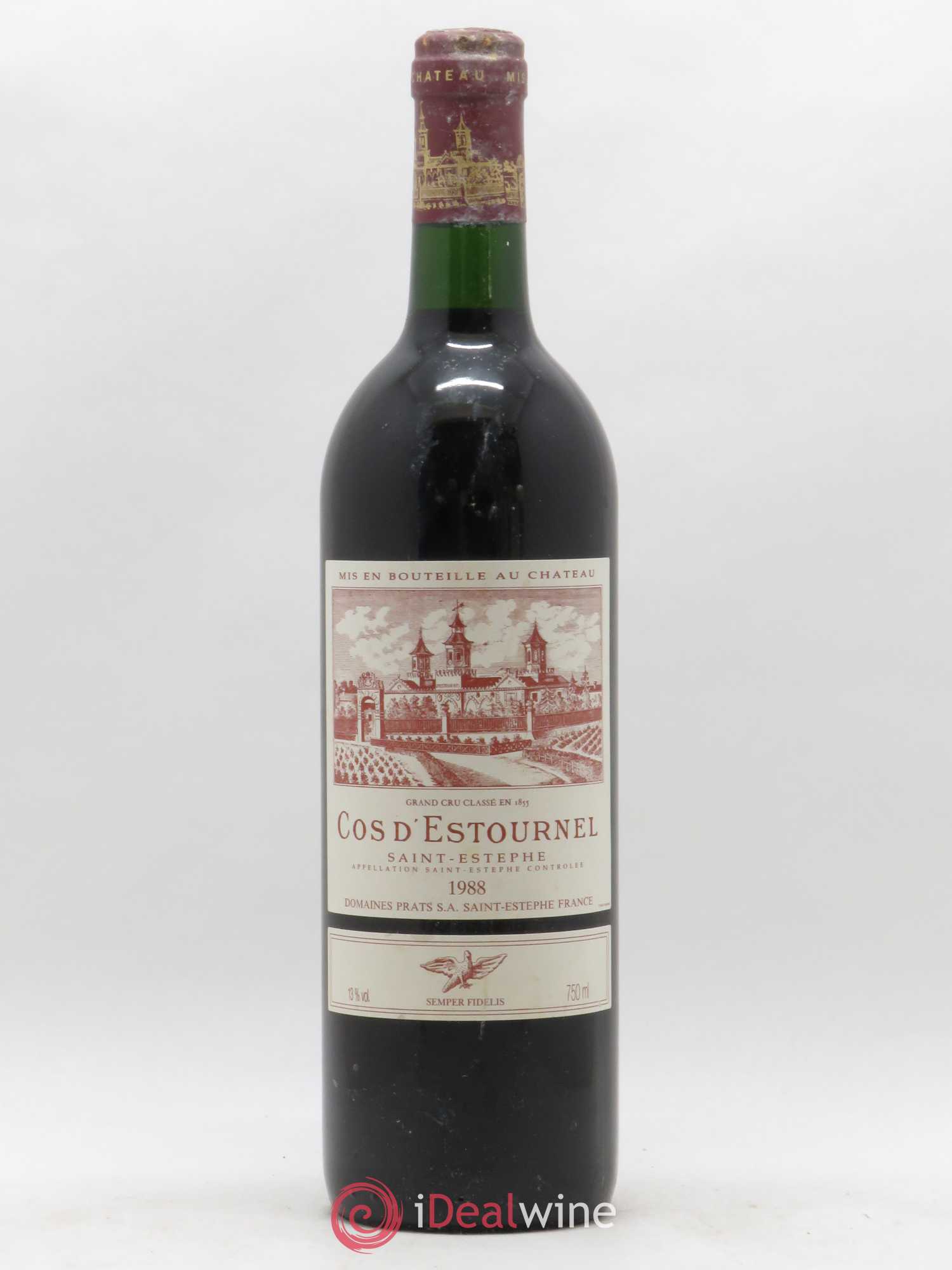 Cos d'Estournel 2ème Grand Cru Classé 1988 - Lot de 1 bouteille - 0