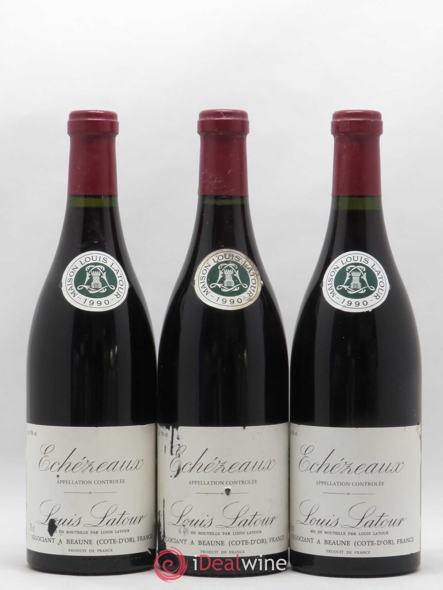 Echezeaux Grand Cru Louis Latour 1990 - Lot de 3 bouteilles - 0