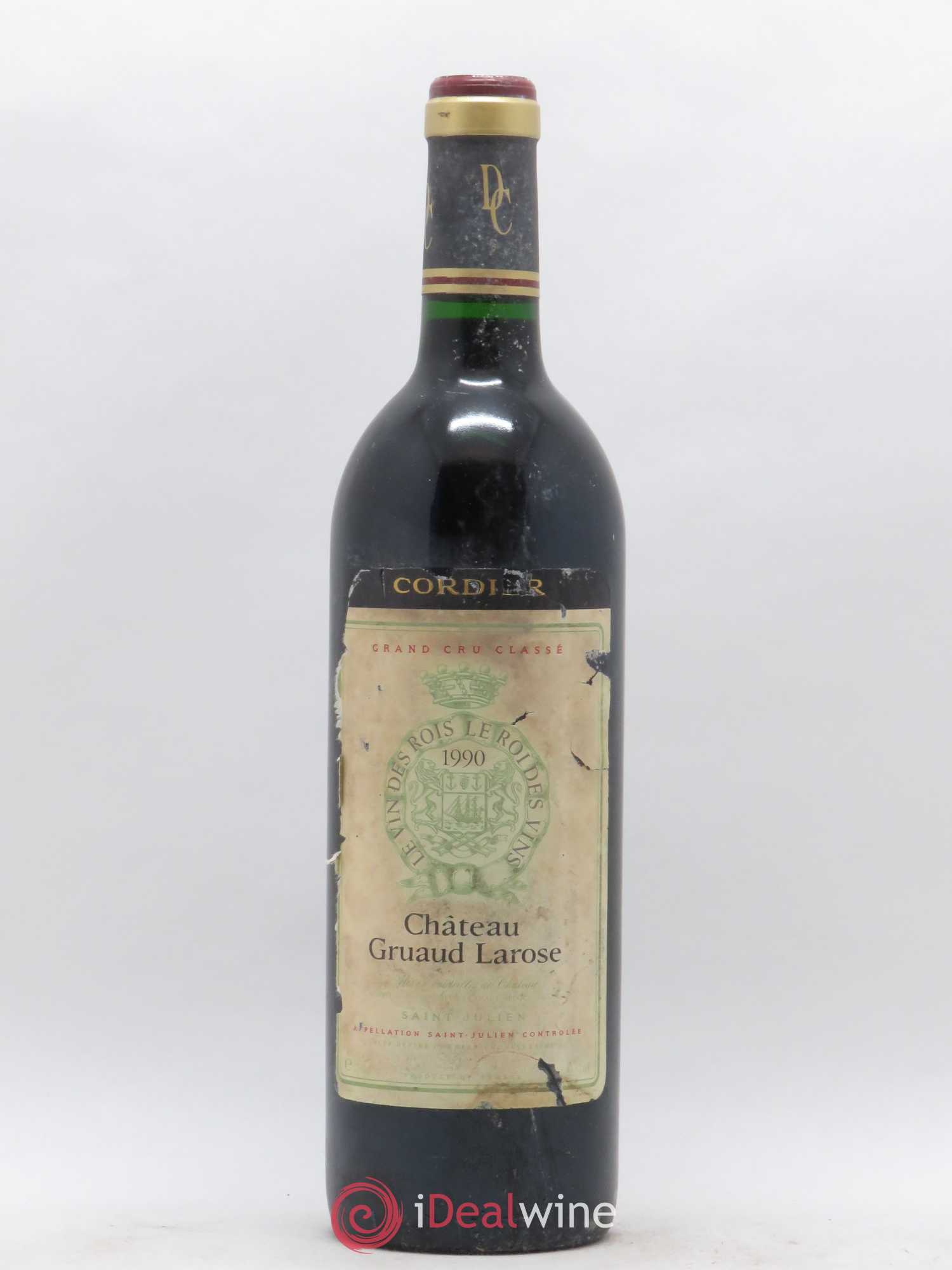 Château Gruaud Larose 2ème Grand Cru Classé 1990 - Lot de 1 bouteille - 0