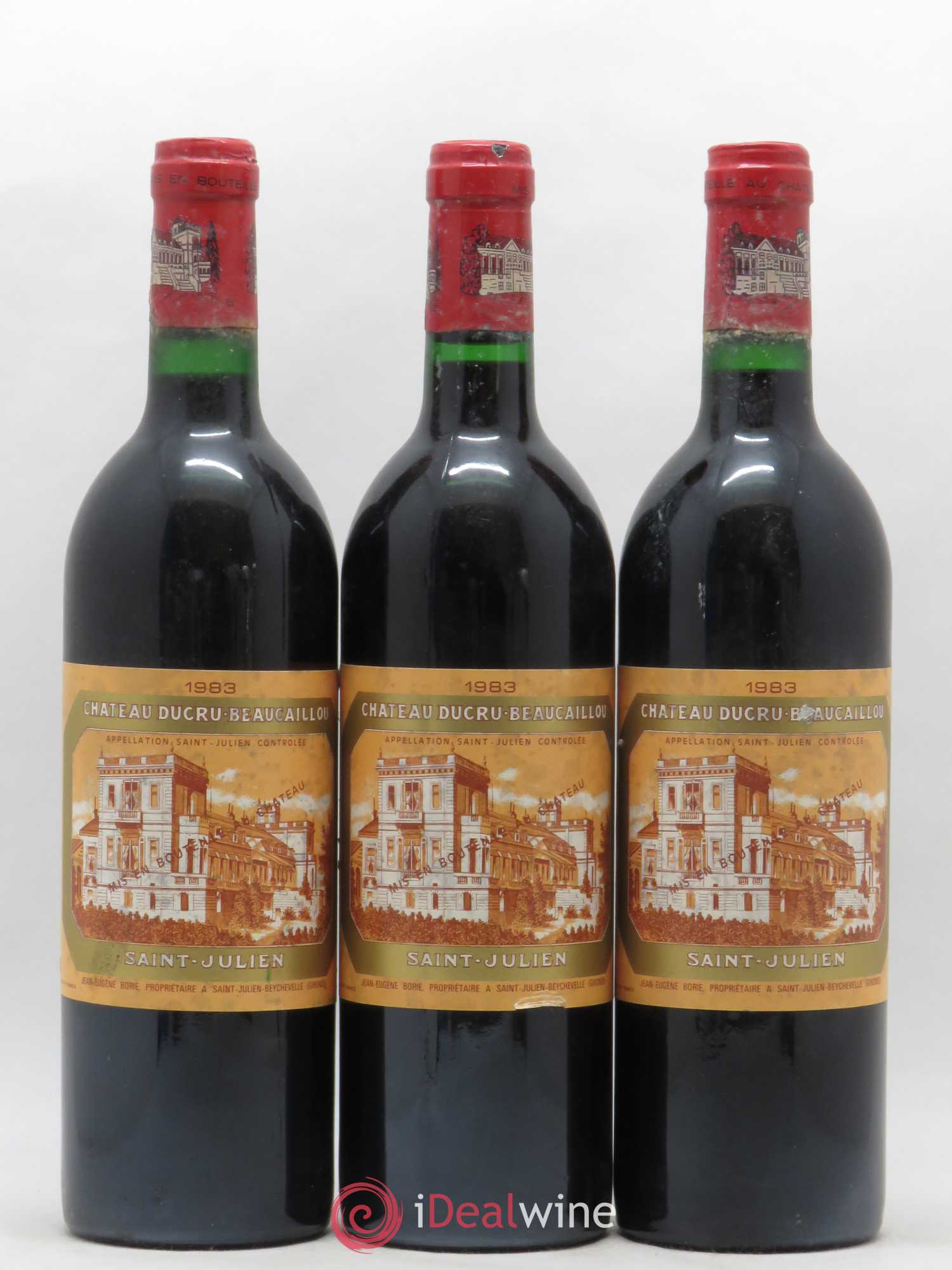 Château Ducru Beaucaillou 2ème Grand Cru Classé 1983 - Lot de 3 bouteilles - 0