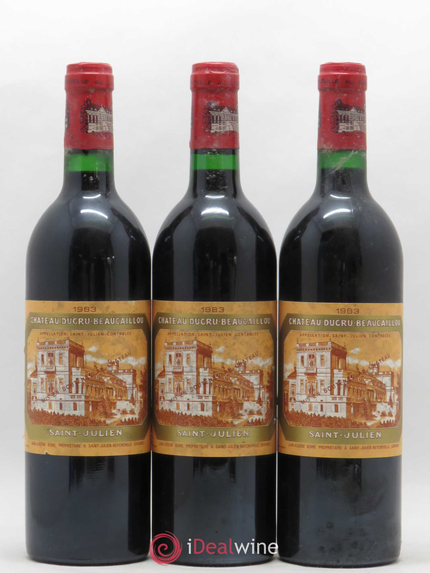 Château Ducru Beaucaillou 2ème Grand Cru Classé 1983 - Lot de 3 bouteilles - 0