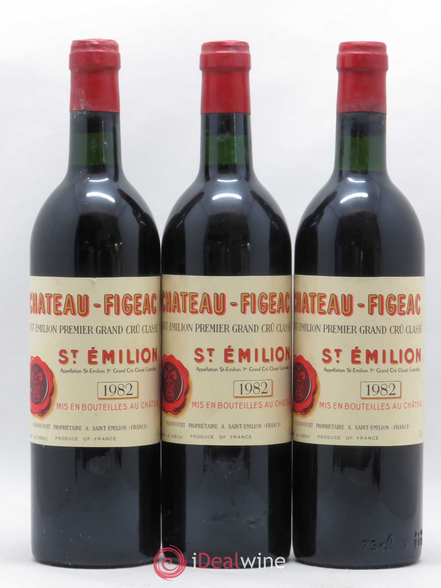 Château Figeac 1er Grand Cru Classé A 1982 - Lot de 6 bouteilles - 2