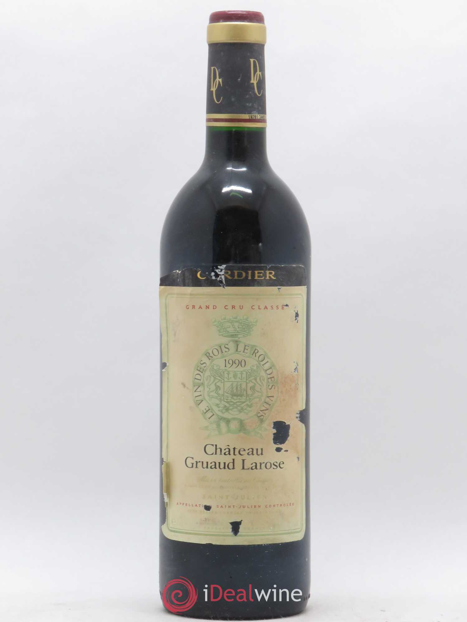 Château Gruaud Larose 2ème Grand Cru Classé 1990 - Lot de 1 bouteille - 0