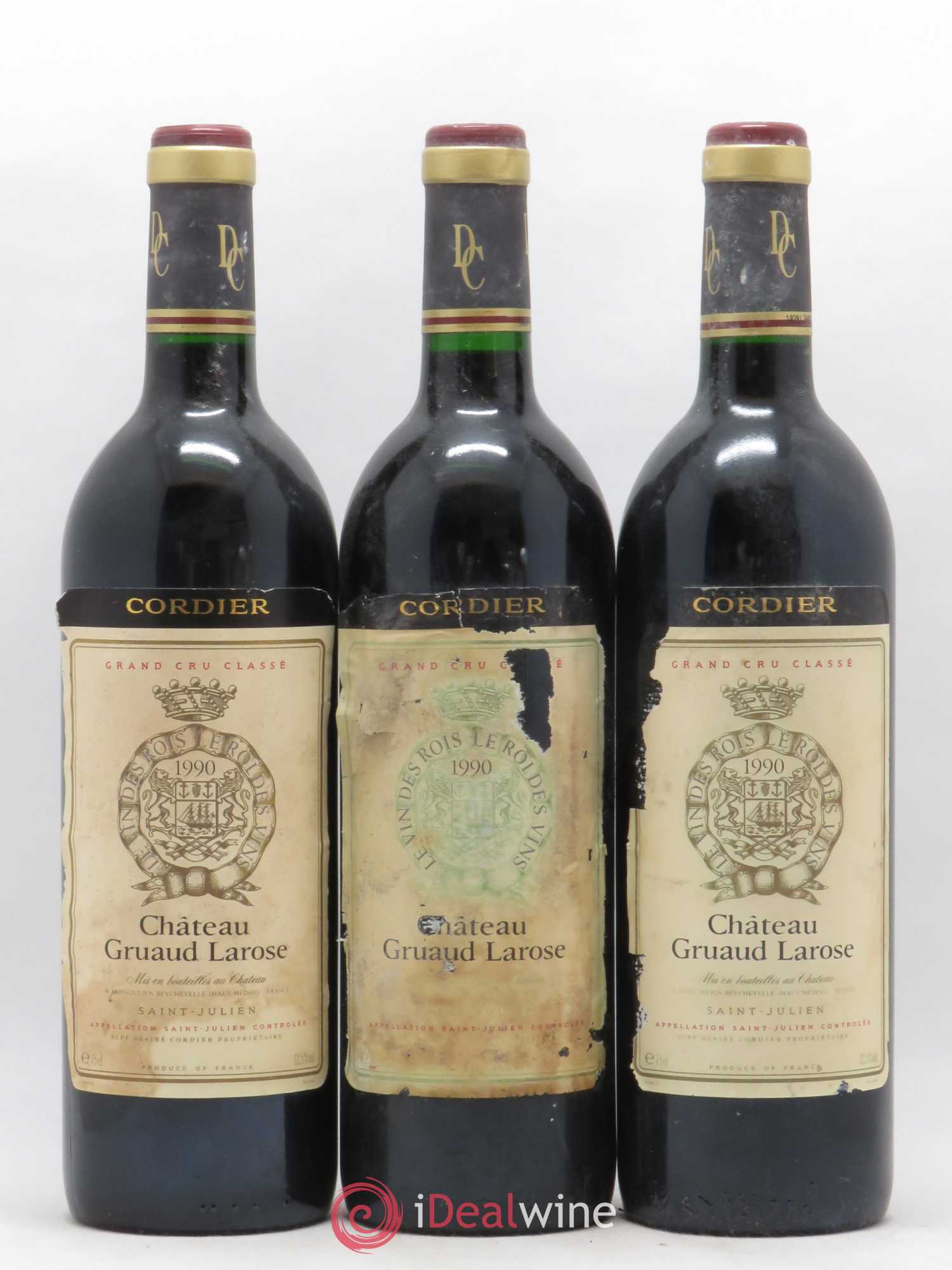 Château Gruaud Larose 2ème Grand Cru Classé 1990 - Lot de 6 bouteilles - 1